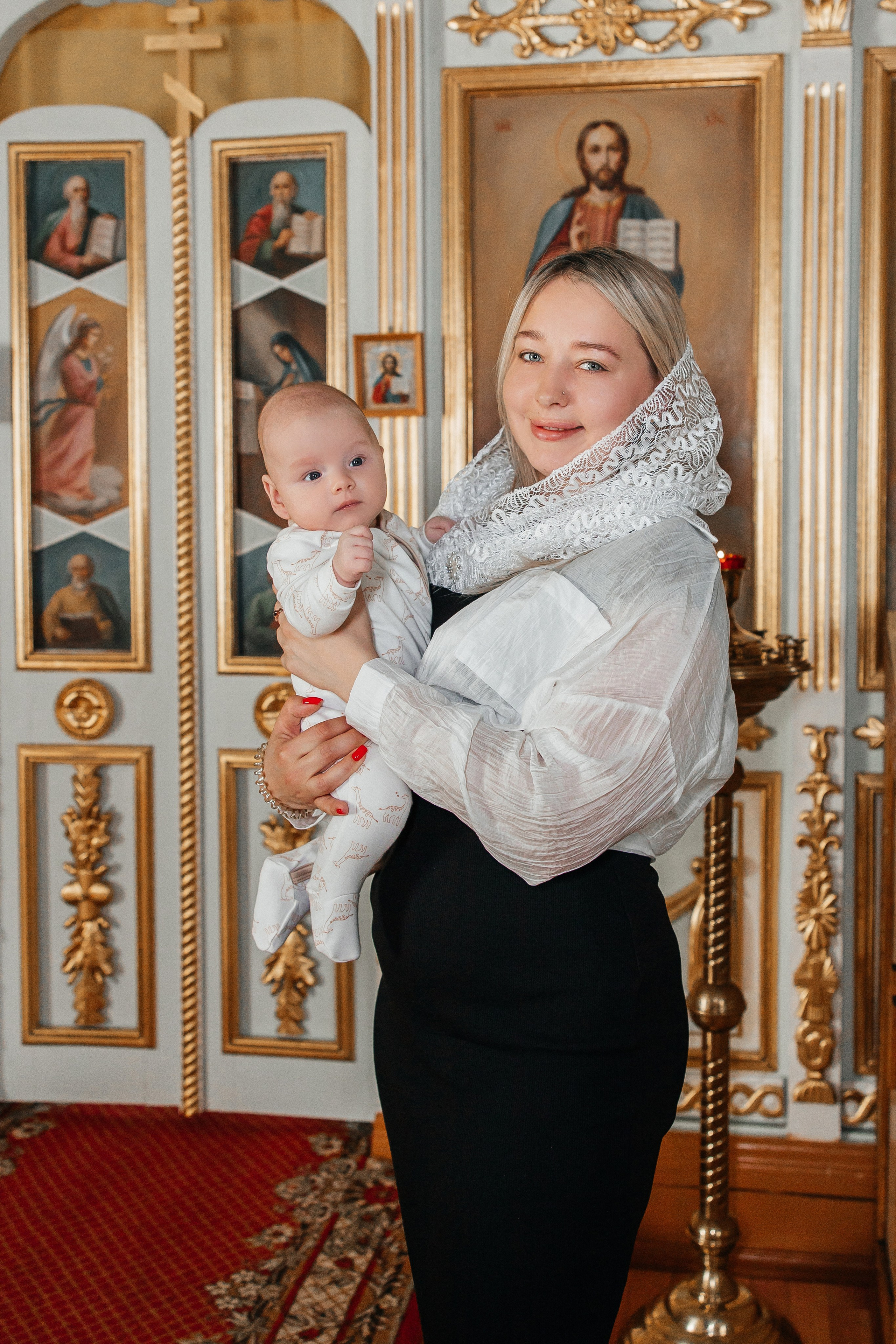 Таинство Крещения Ивана. Храм в честь иконы Божией Матери «Всех скорбящих Радость». Семейный фотограф в Рязани и Рязанской области