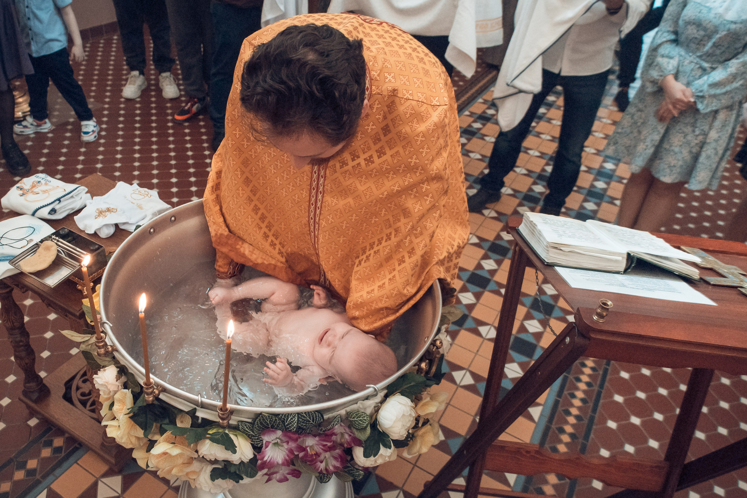 Таинство Крещения Егора. Храм иконы Божией Матери Скоропослушницы. Семейный фотограф в Рязани и Рязанской области