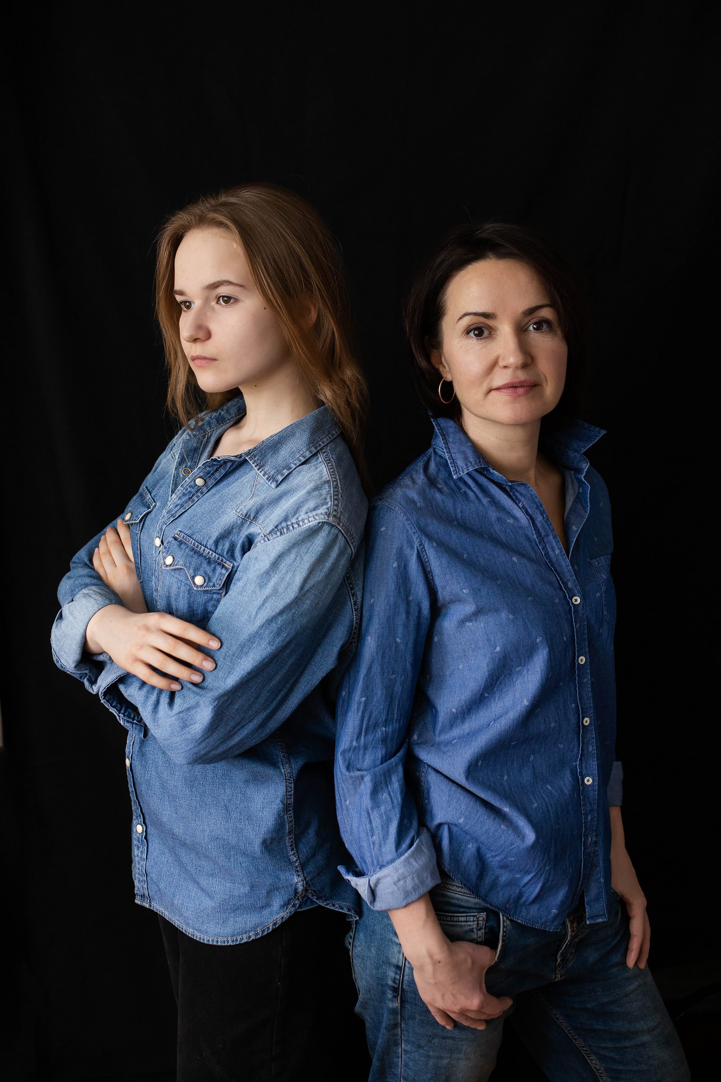 Дочки-матери, лаконичное. Семьи, портреты, школьные съемки. Фотограф Лагутина Елена. Москва