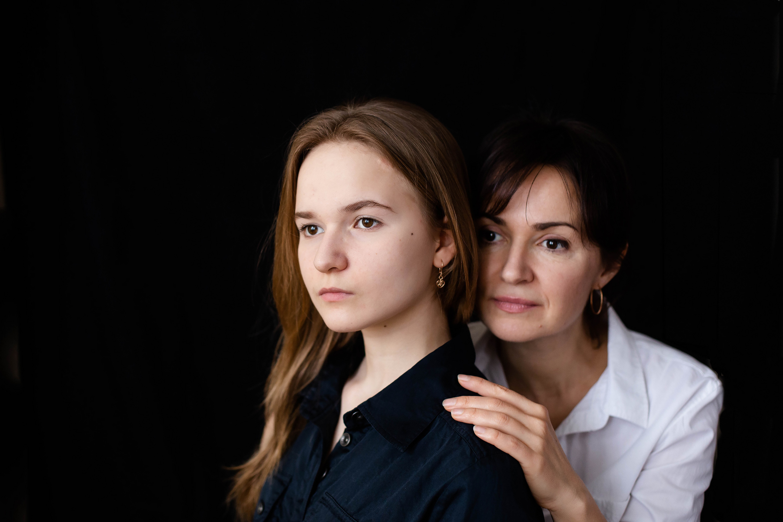 Дочки-матери, лаконичное. Семьи, портреты, школьные съемки. Фотограф Лагутина Елена. Москва