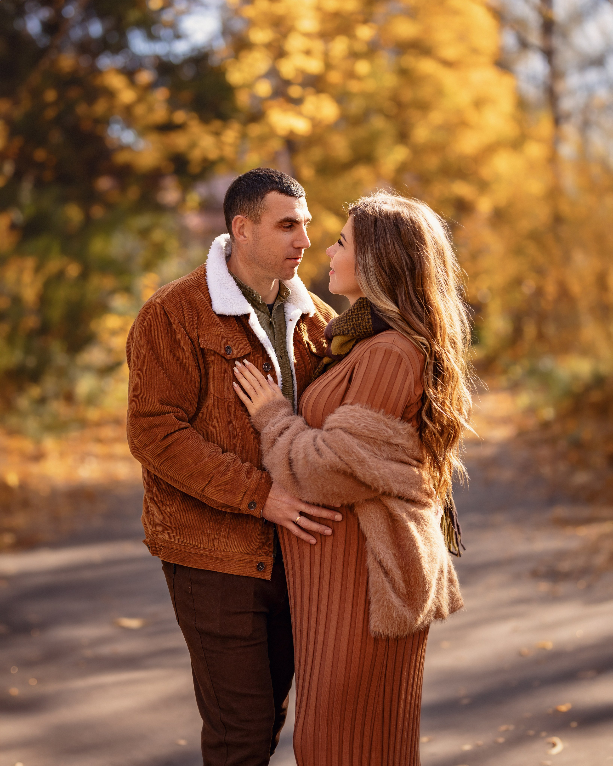 Осенняя фотосессия в ожидании малыша. Трубинова Екатерина | Семейный фотограф | Москва
