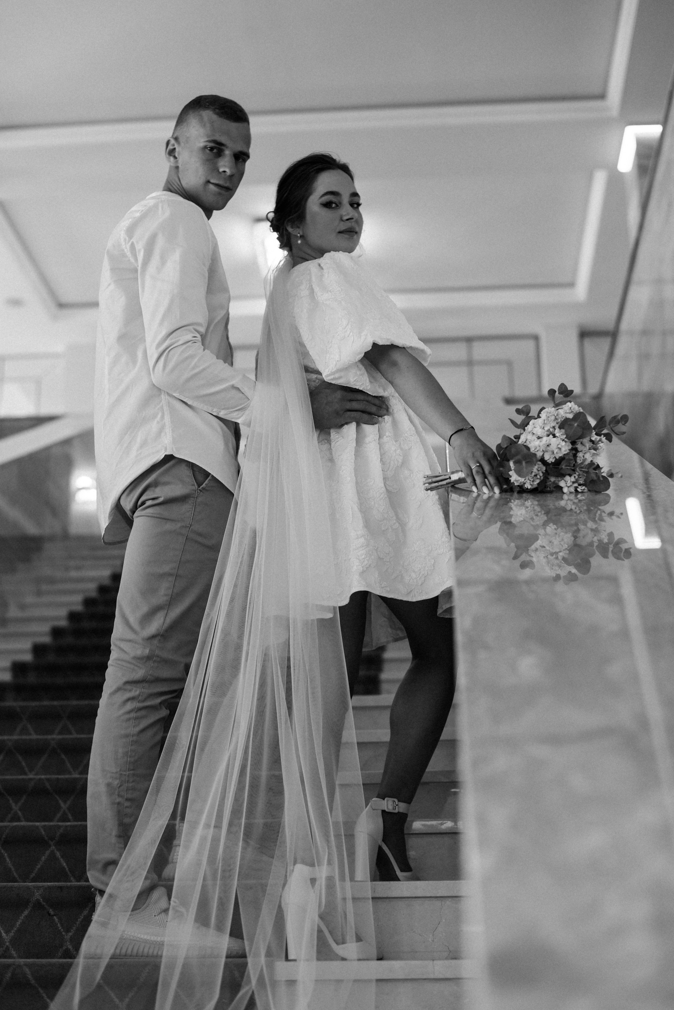 Андрей и Дарья ЗАГС № 4 Свадебная прогулка по городу. Фотограф Лола Волна, город Москва