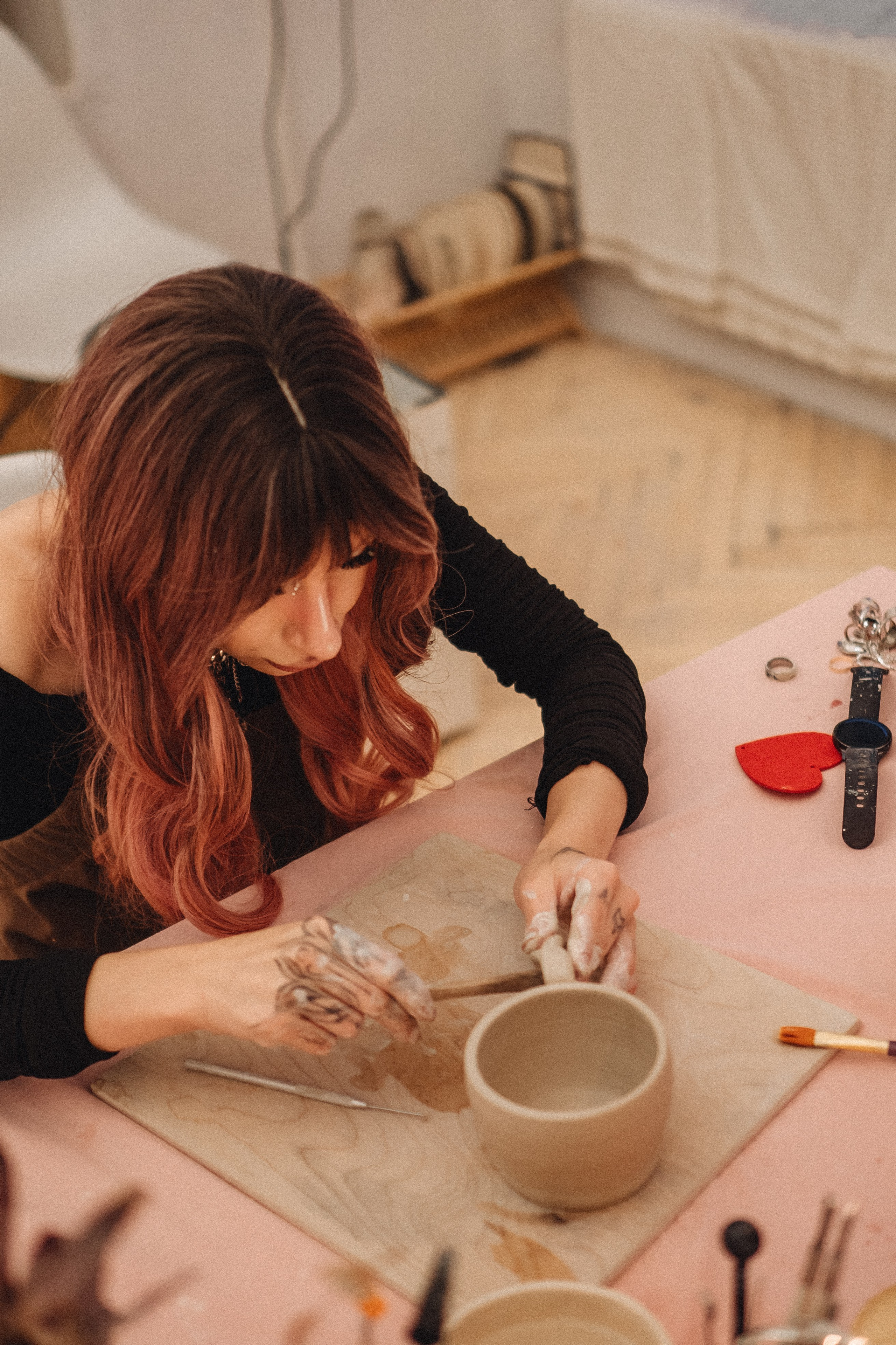 СВИДАНИЕ В ГОНЧАРНОЙ МАСТЕРСКОЙ. Профессиональный фотограф, Санкт-Петербург — Виктория Богомолова