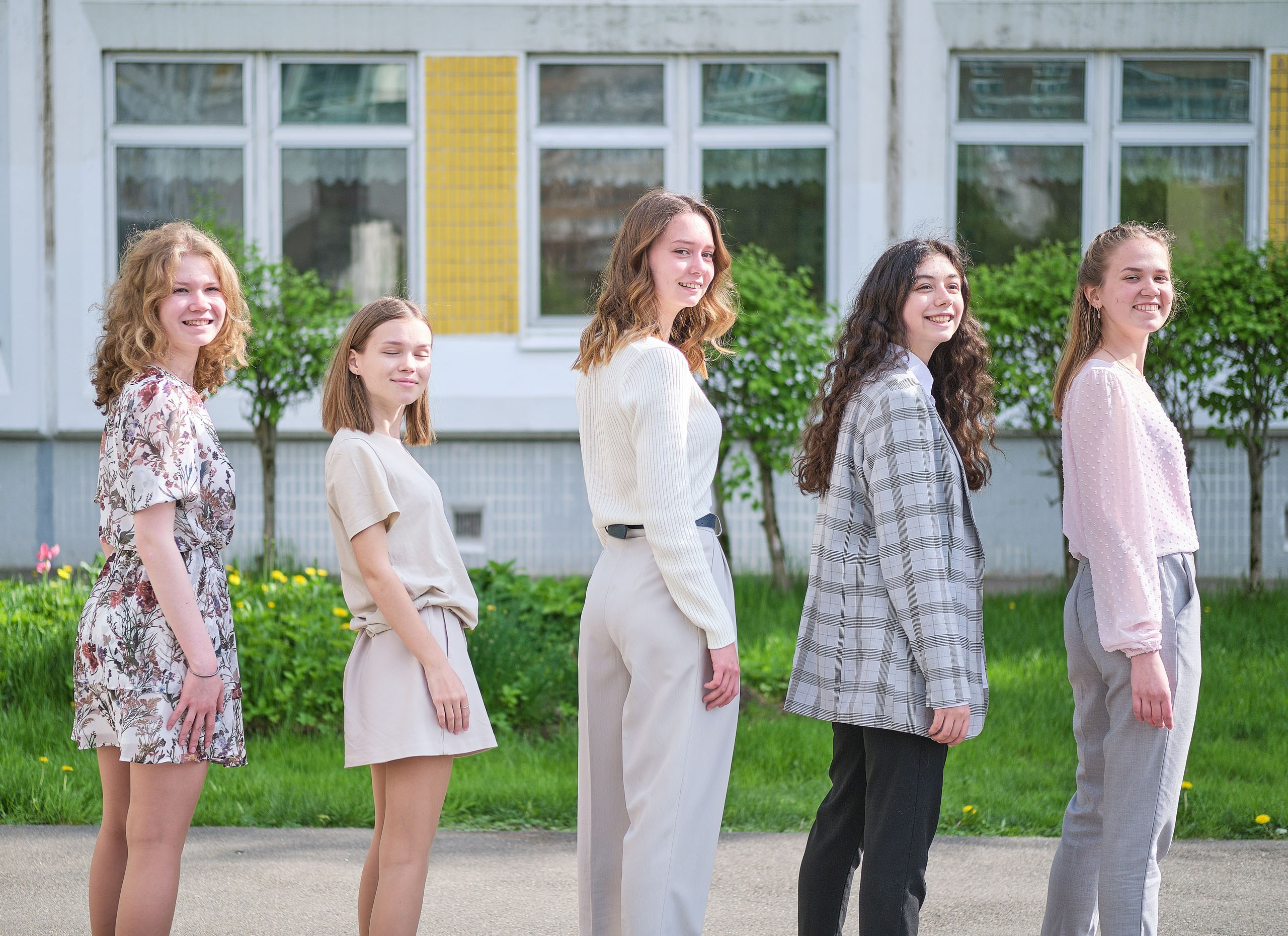 Школьная съёмка выпускников (Репортаж)