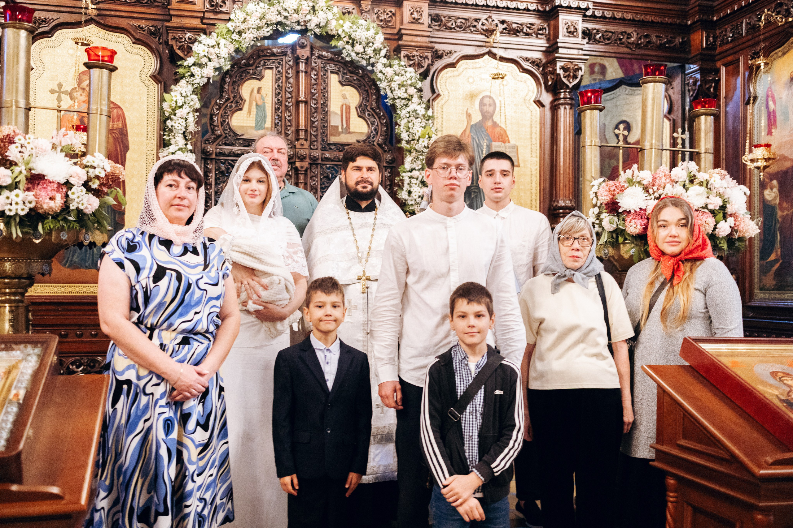 Крещение Артема. Семейный и детский фотограф в Королёве Шарутина Лидия