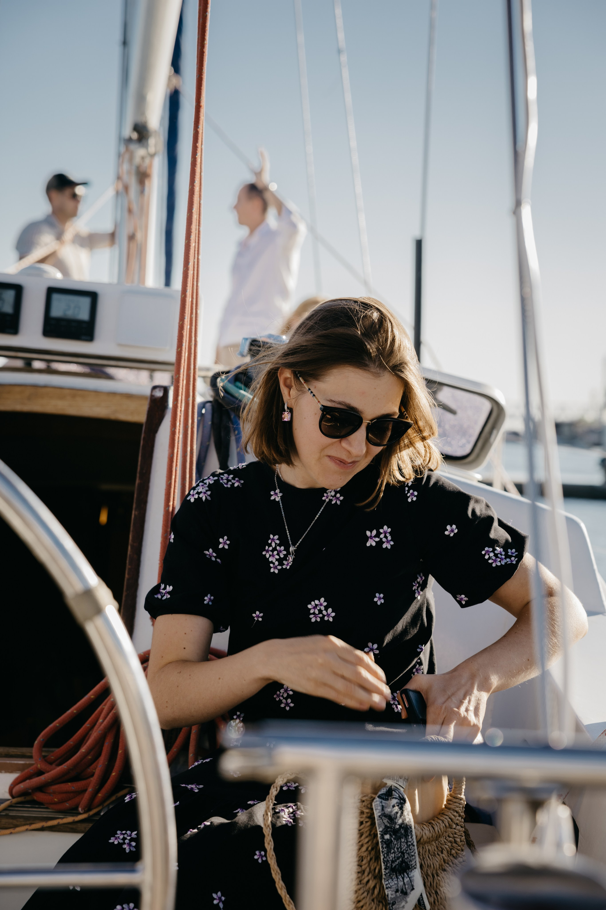 Прогулка на яхте. Фотограф Эдуарда Титанян