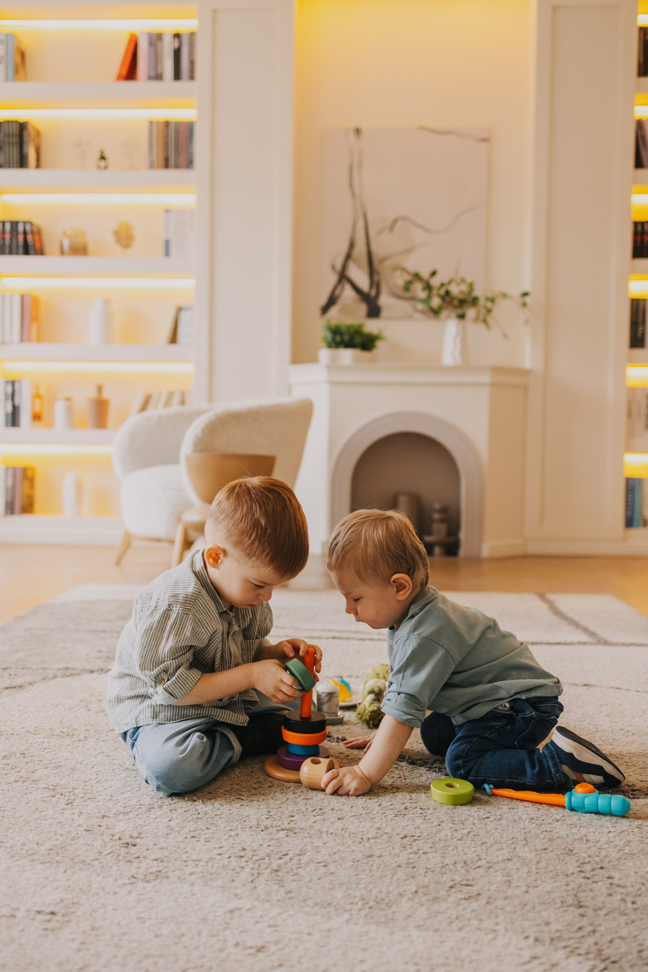 Большая семья. Домашняя фотосессия