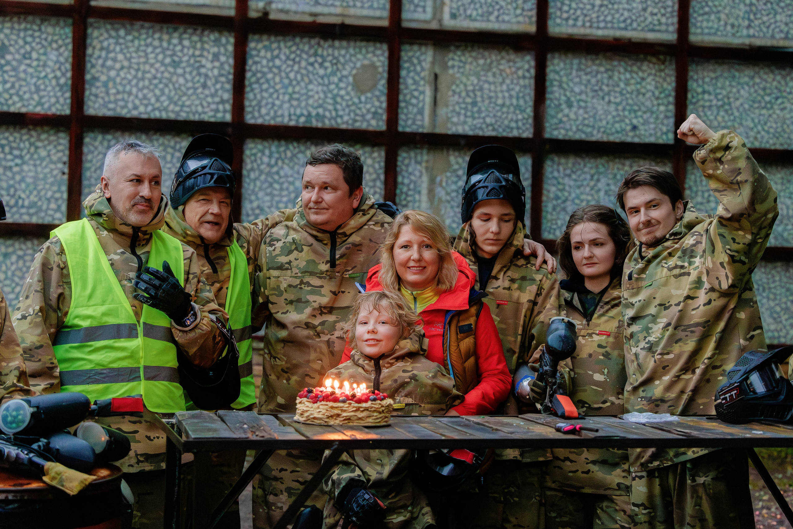 День рождения в пейнтбольном клубе Зарница. Фотограф и режиссер Московко Екатерина