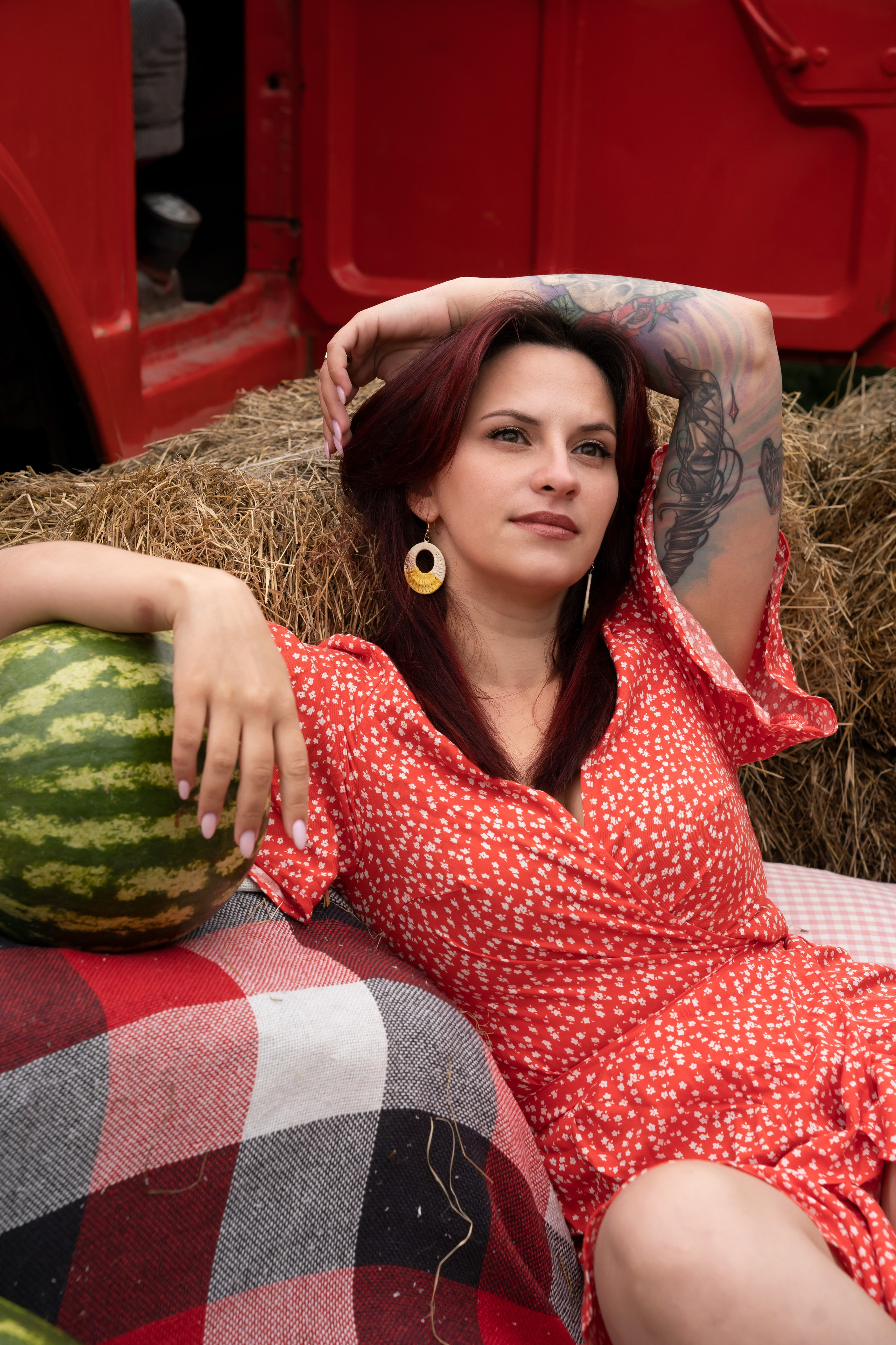 Фотосессия с арбузами. Студийный и портретный фотограф в САНКТ-ПЕТЕРБУРГЕИрина Махаон