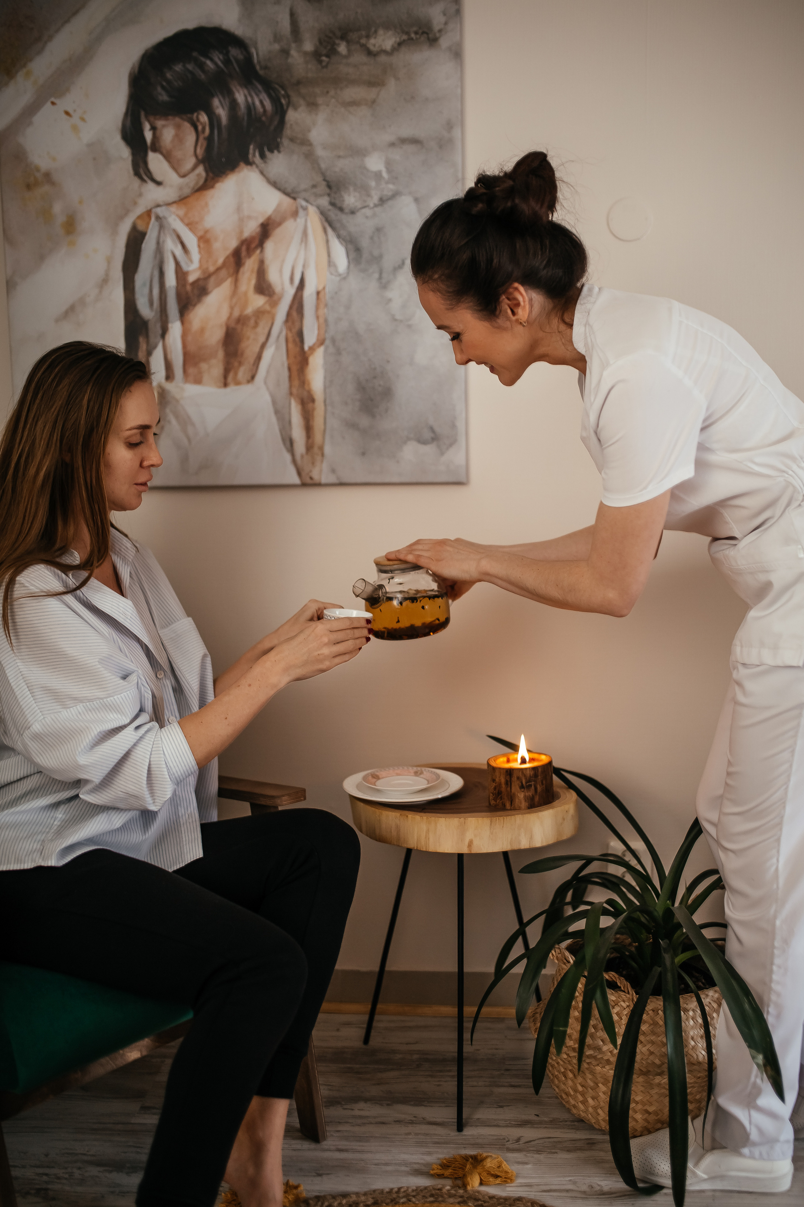 Массаж лица. Светлая тема. ФОТО ВИДЕО ПРОДАКШН Санкт-Петербург Москва фотограф Мария Хрусталева