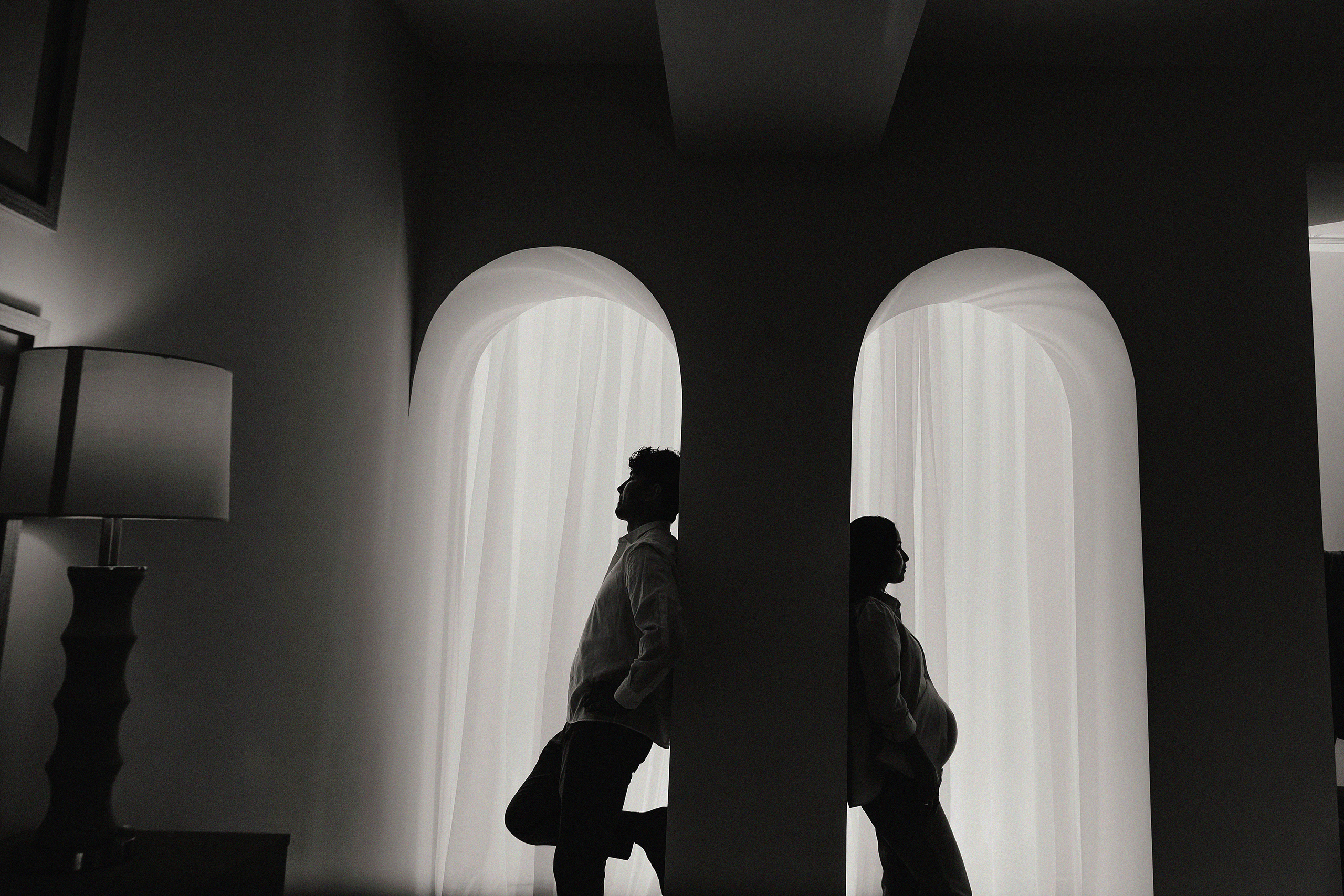 Фотосессия Мираса и Айданы в фотостудии Пространство. Свадебный, семейный и портретный фотограф в Алматы, Костанай