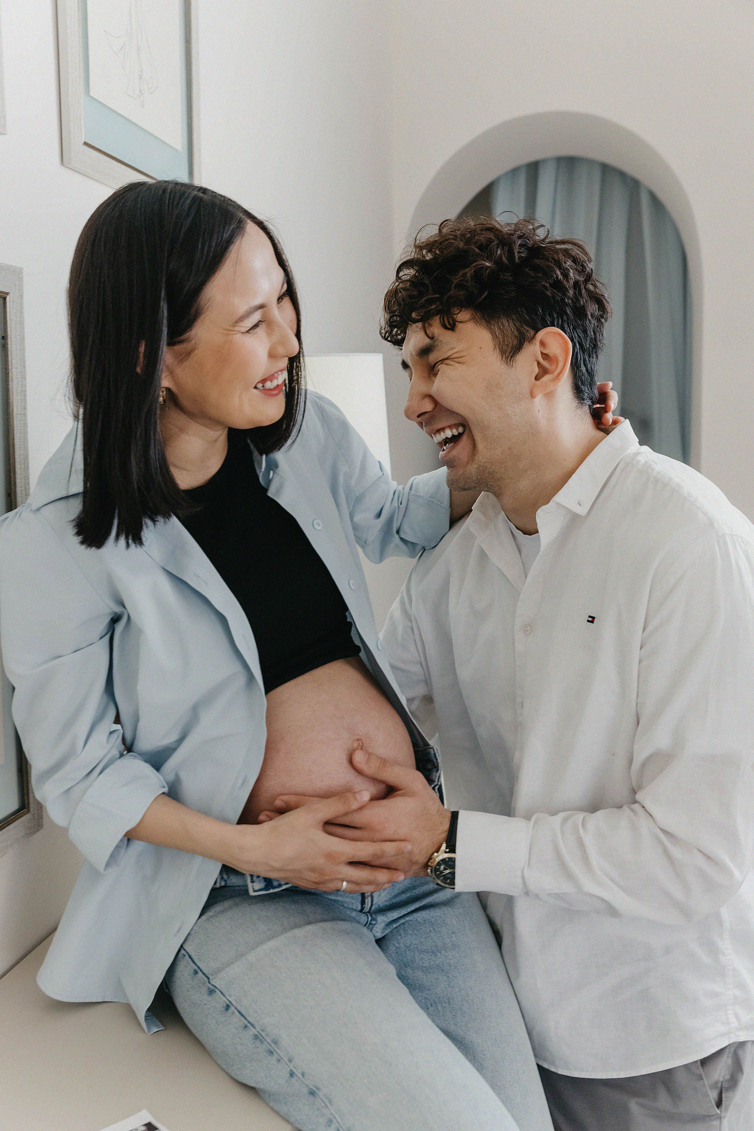 Фотосессия Мираса и Айданы в фотостудии Пространство. Свадебный, семейный и портретный фотограф в Алматы, Костанай