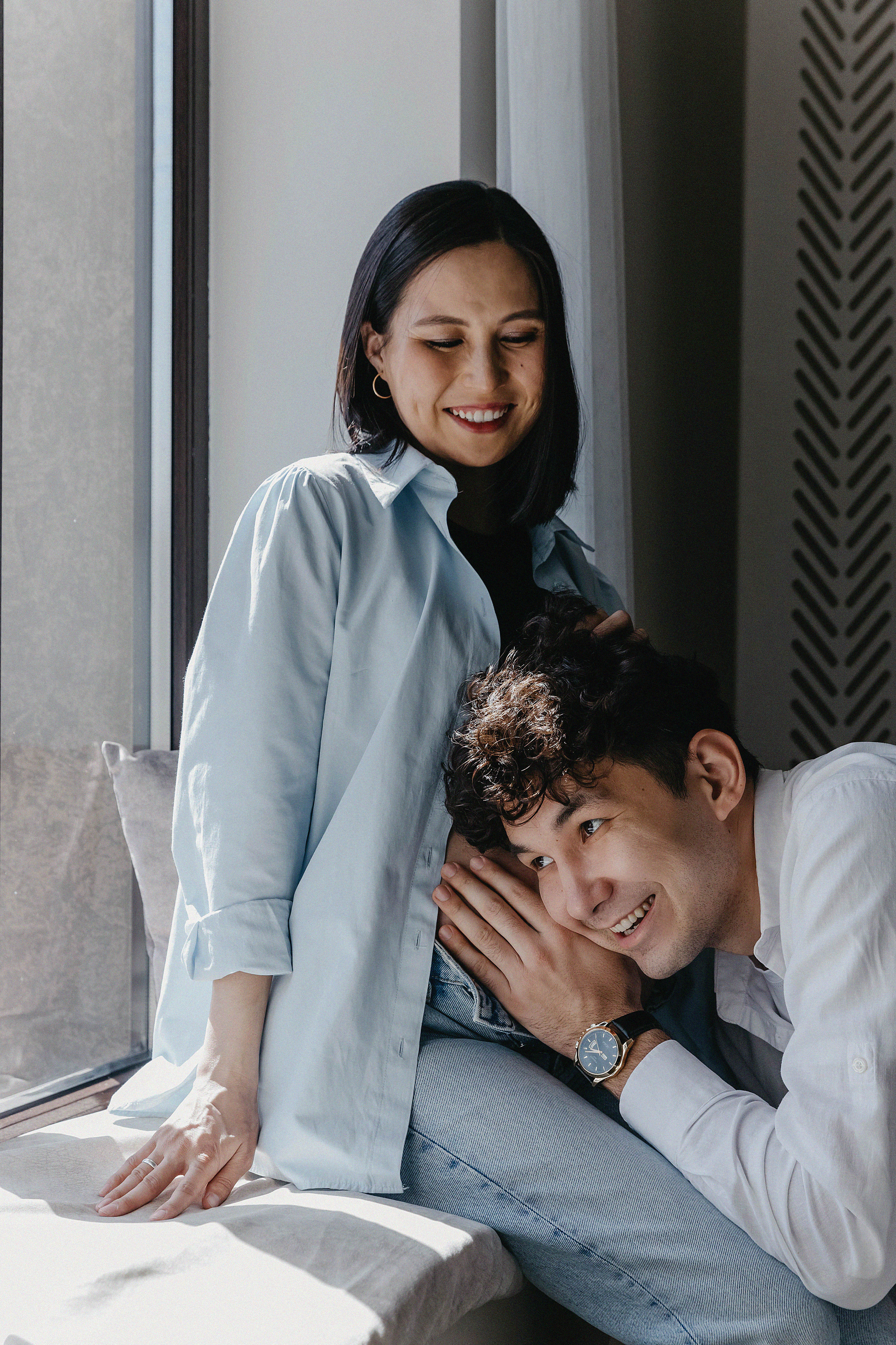 Фотосессия Мираса и Айданы в фотостудии Пространство. Свадебный, семейный и портретный фотограф в Алматы, Костанай