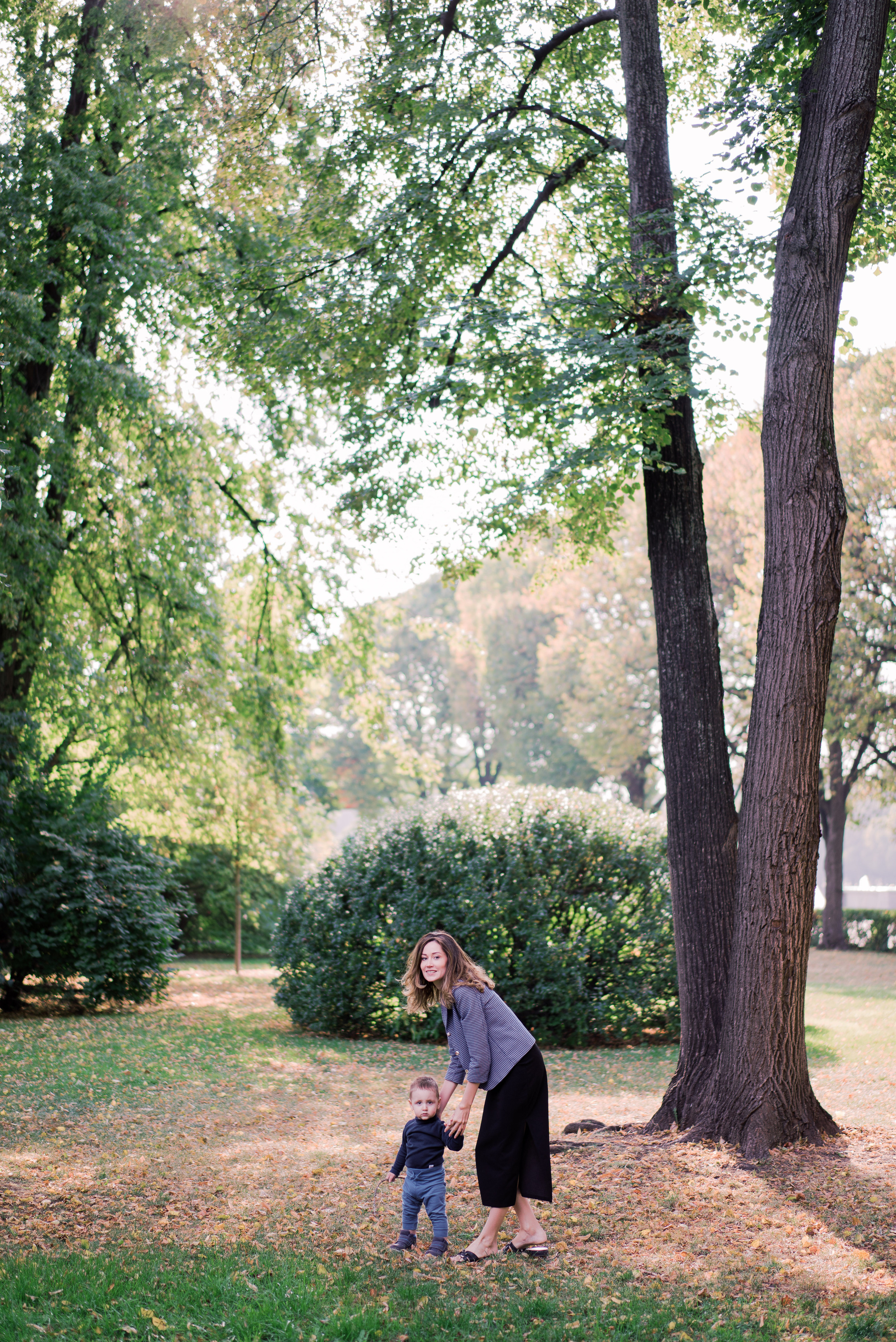 Семейная осенняя фотосессия в Парке Горького, Москва