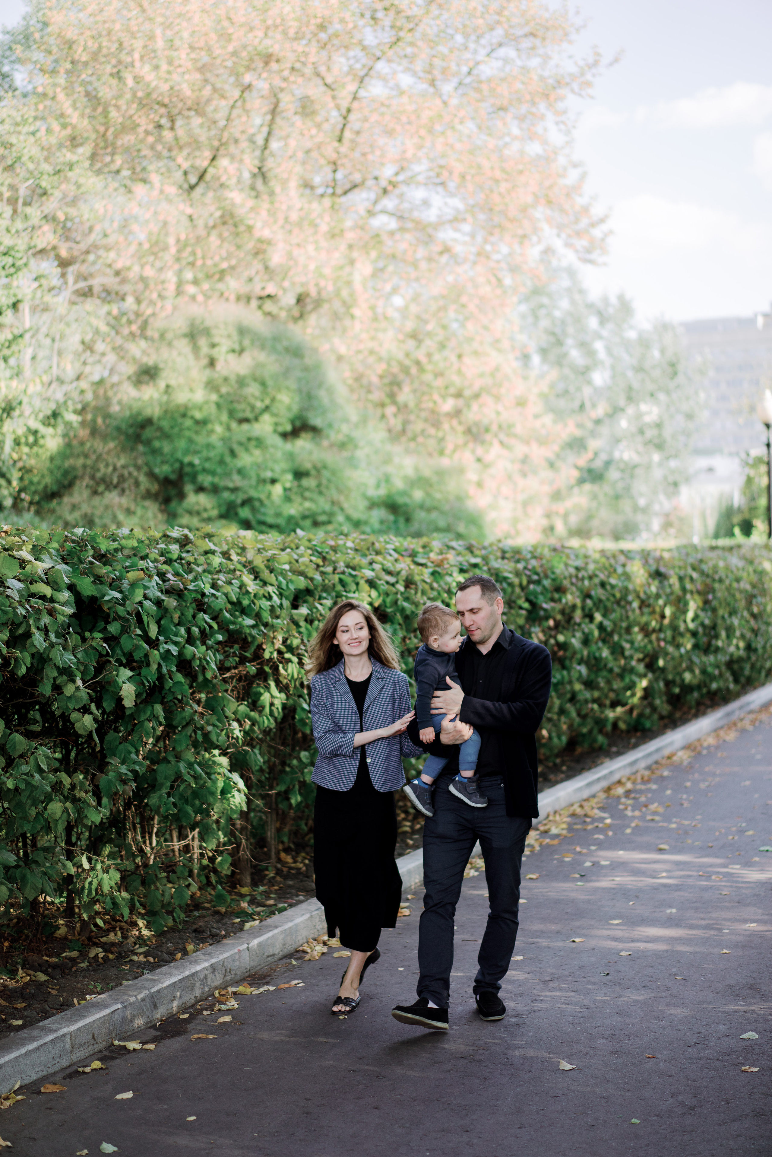 Семейная осенняя фотосессия в Парке Горького, Москва