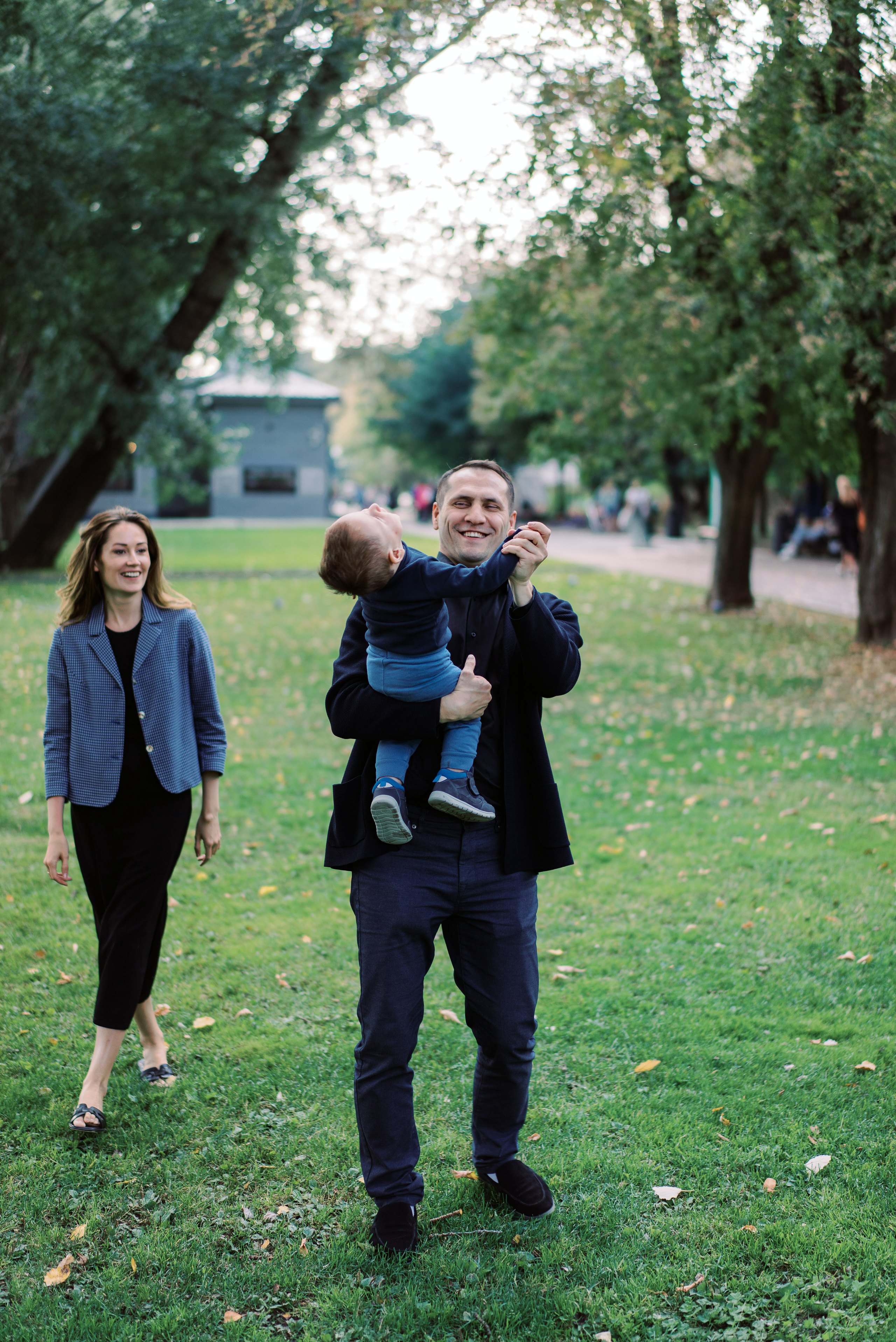 Семейная осенняя фотосессия в Парке Горького, Москва