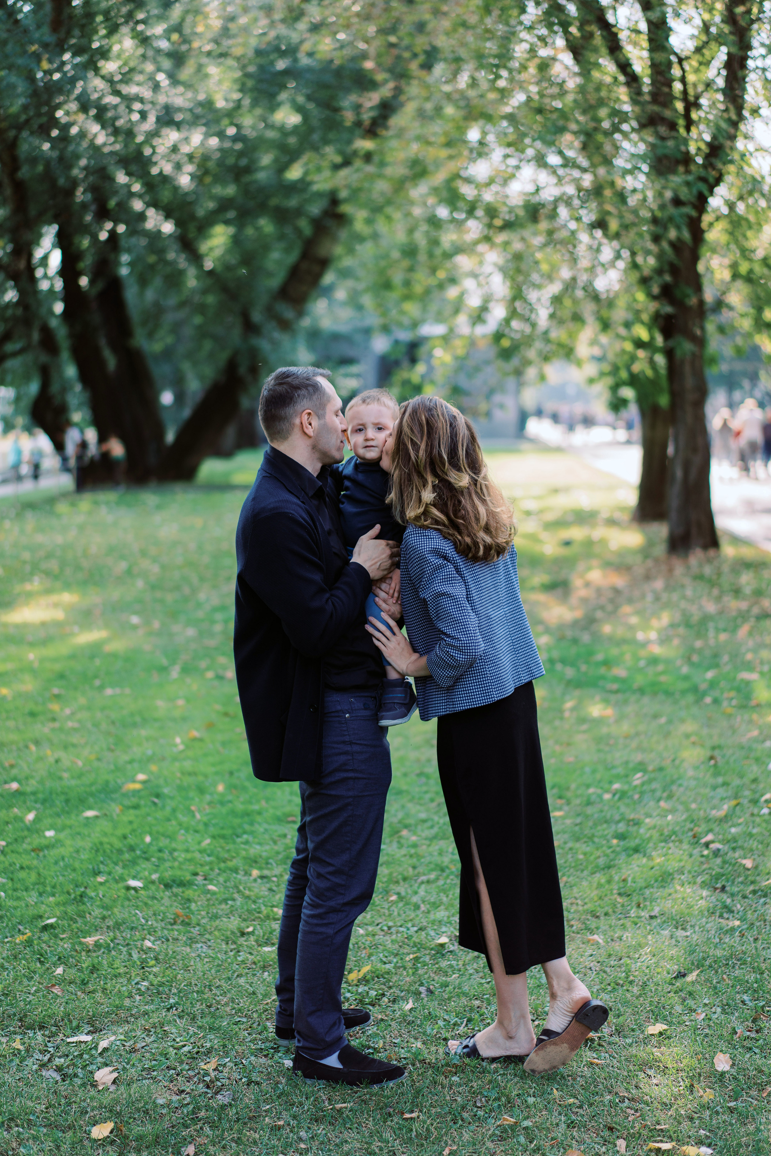 Семейная осенняя фотосессия в Парке Горького, Москва