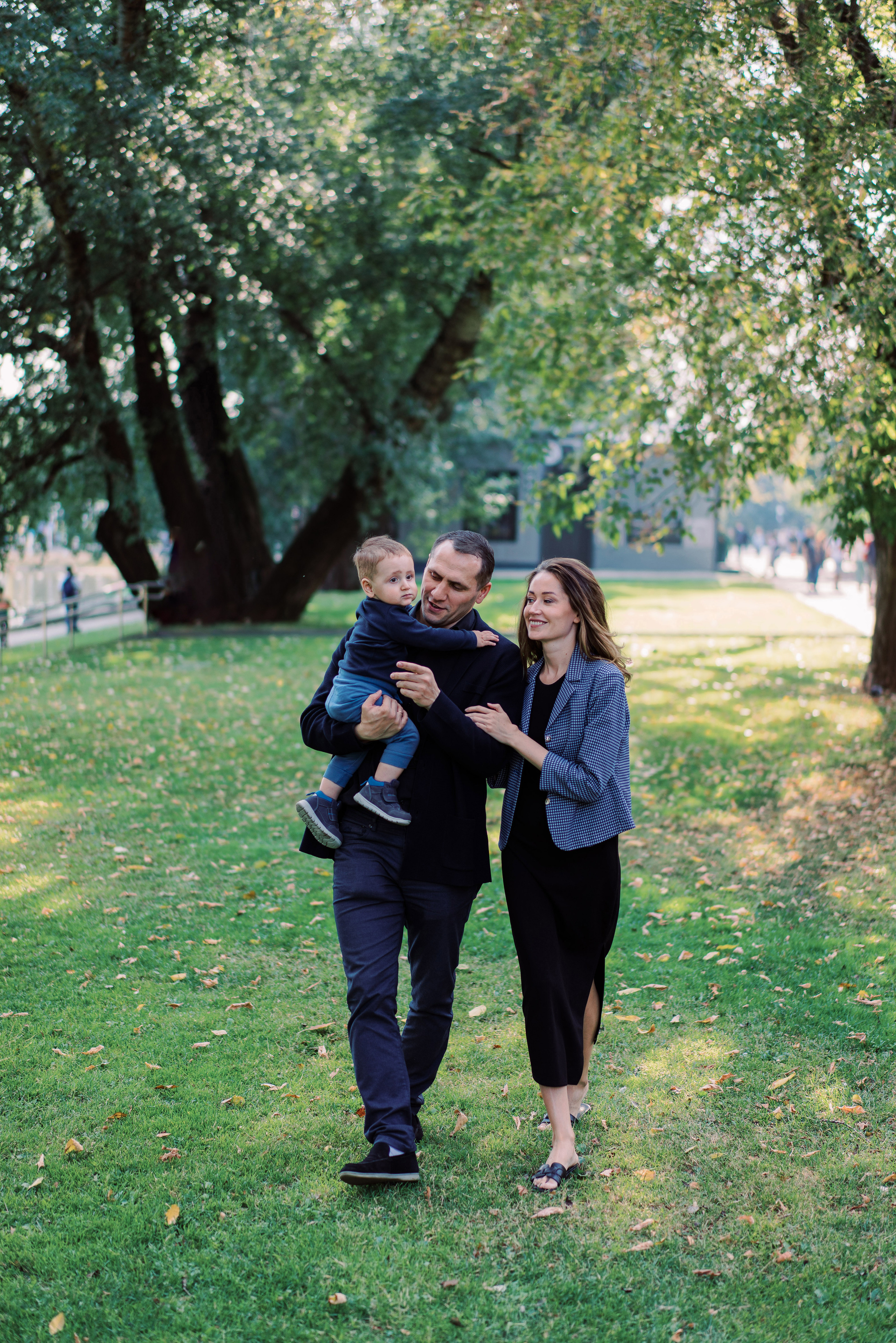 Семейная осенняя фотосессия в Парке Горького, Москва