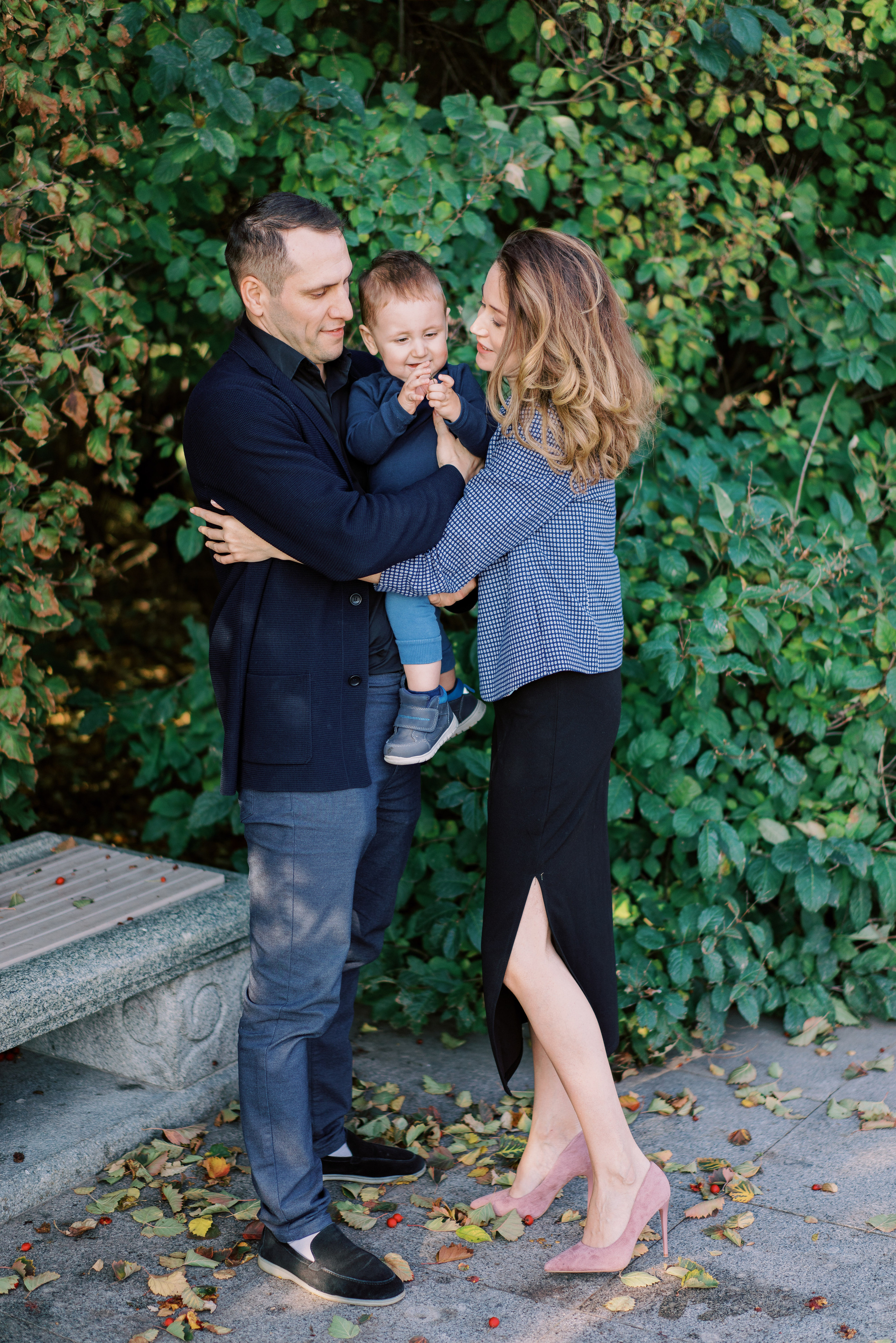 Семейная осенняя фотосессия в Парке Горького, Москва