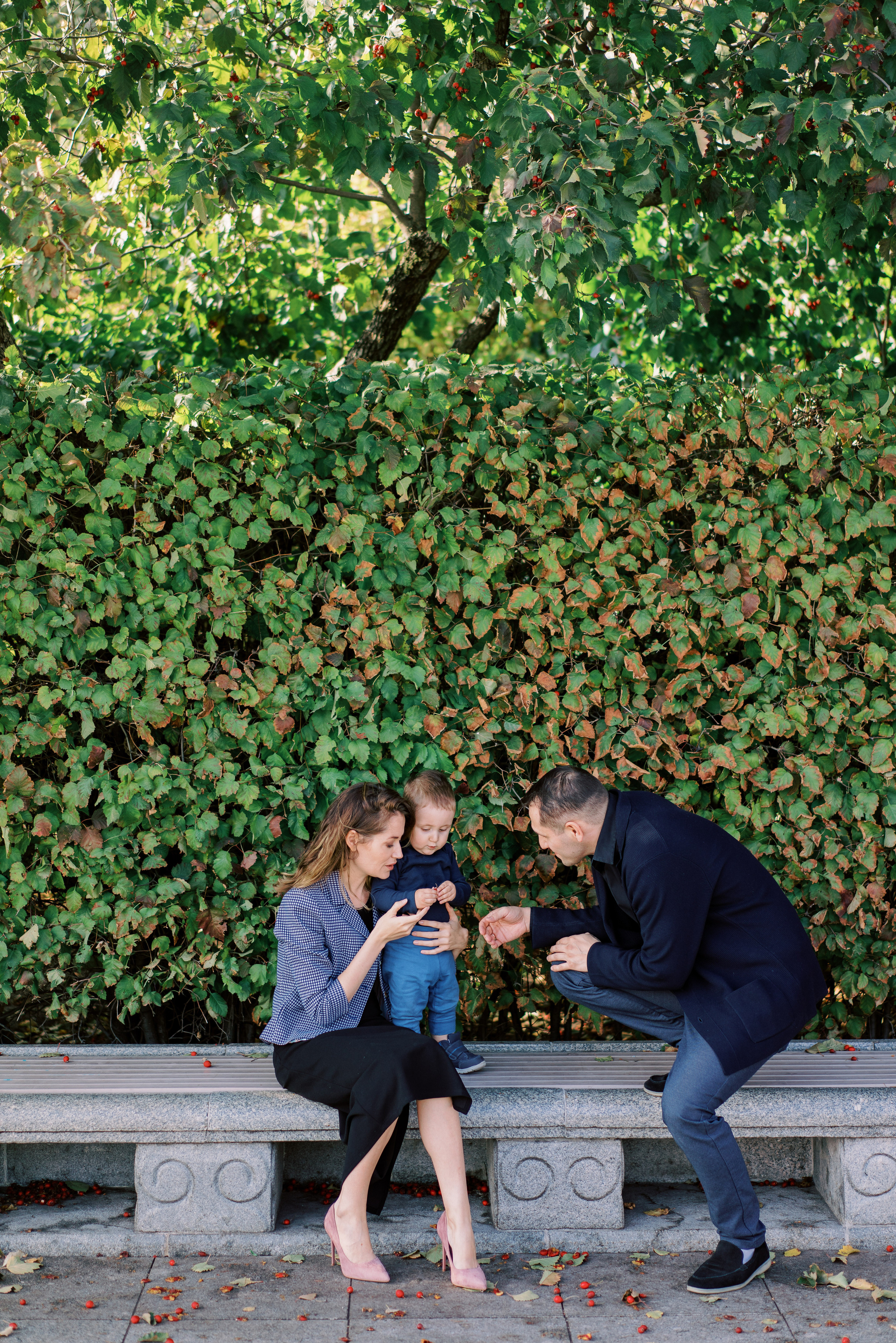 Семейная осенняя фотосессия в Парке Горького, Москва