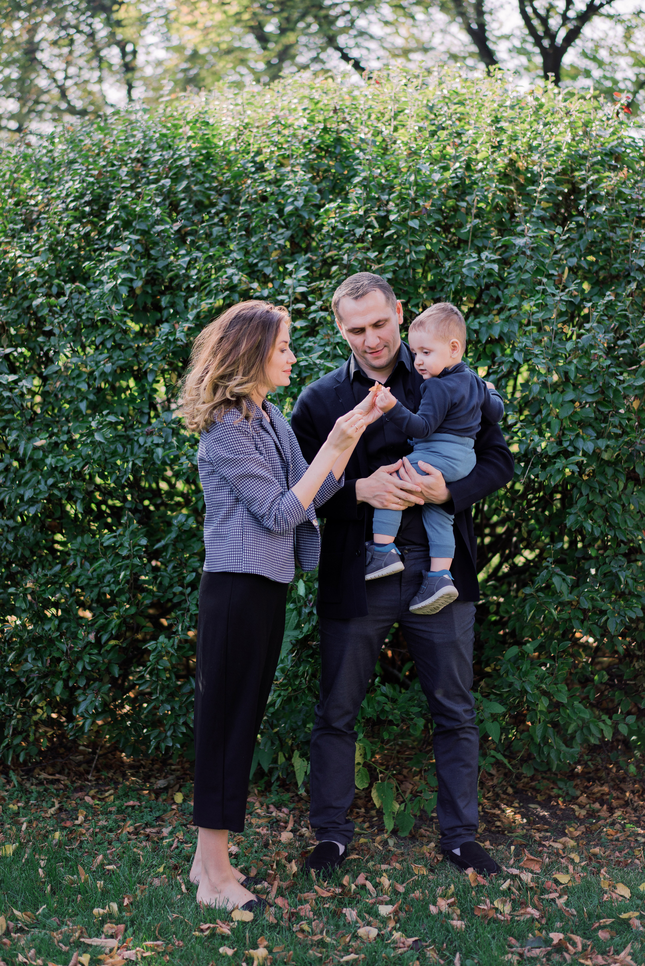 Семейная осенняя фотосессия в Парке Горького, Москва