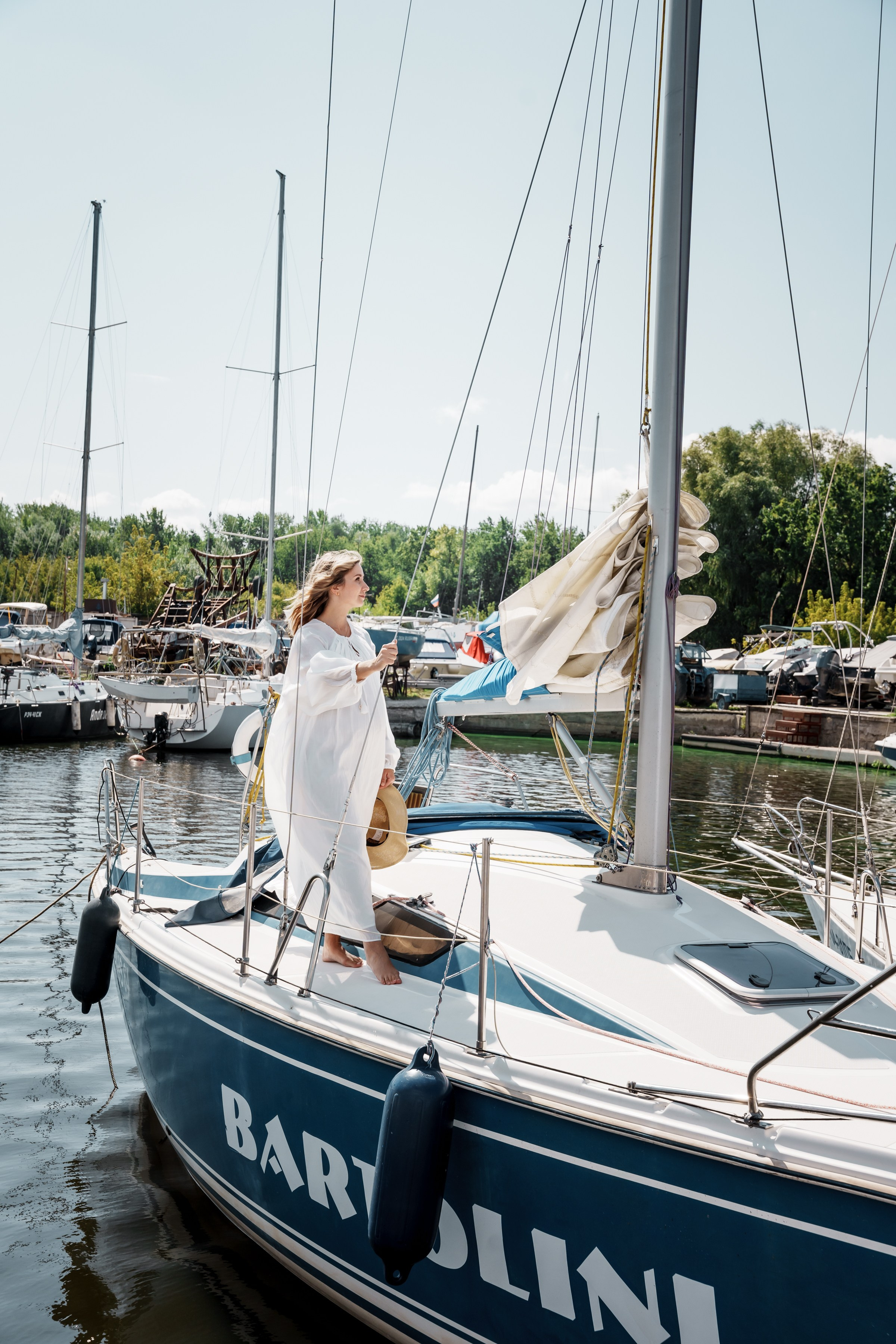 На яхте. Ольга Плаксина фотограф в Саратове