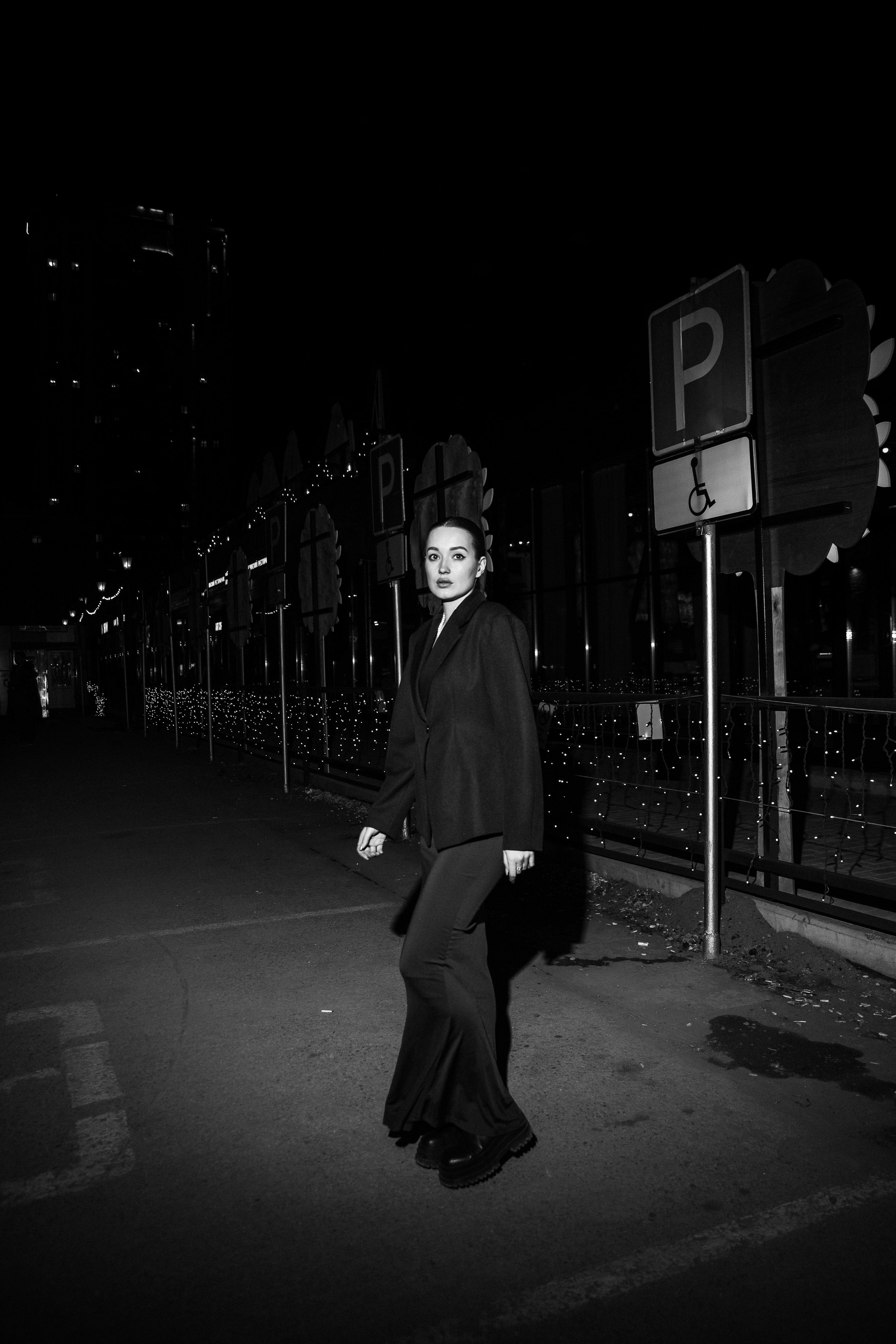 Ночная прогулки. Индивидуальный фотограф Новосибирск Настя