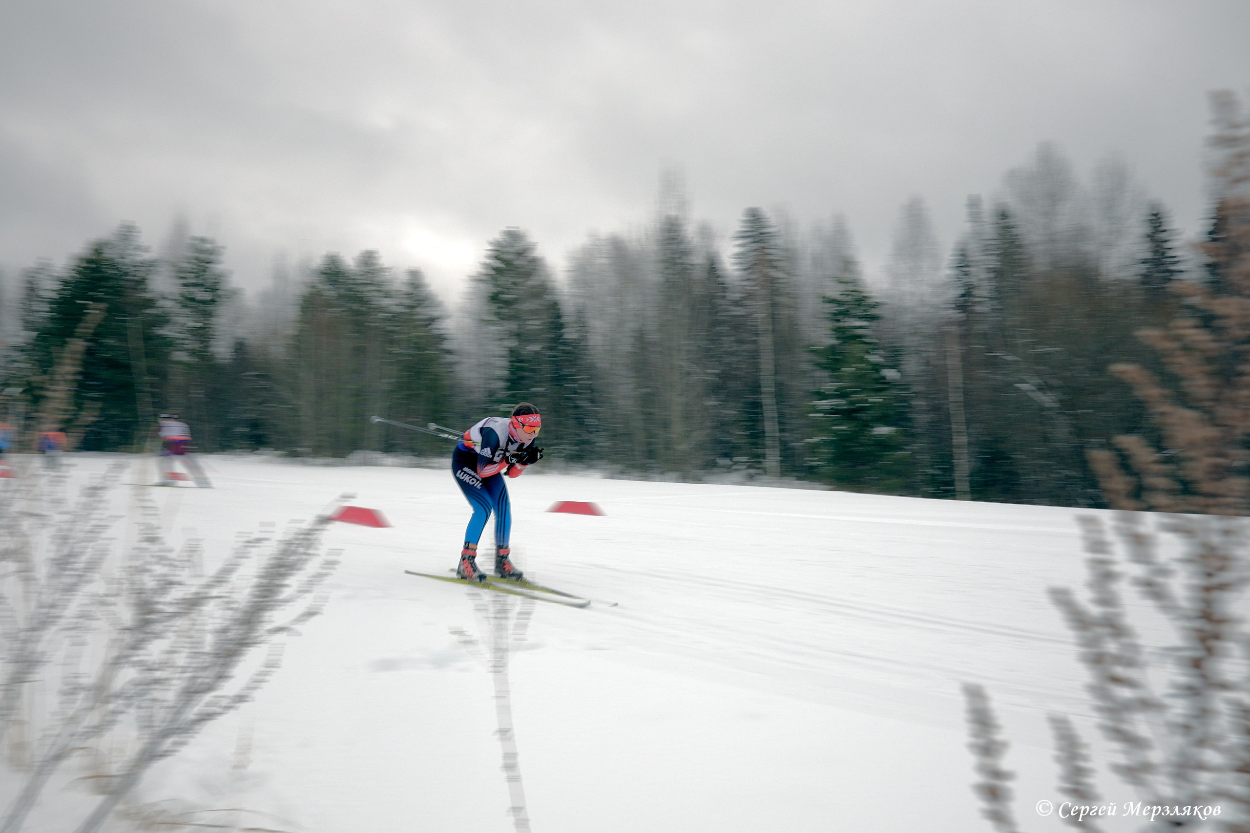 Всероссийские соревнования по лыжным гонкам на призы ЗМС Галины Кулаковой. Спортивный репортажный фотограф в Ижевске Сергей Мерзляков