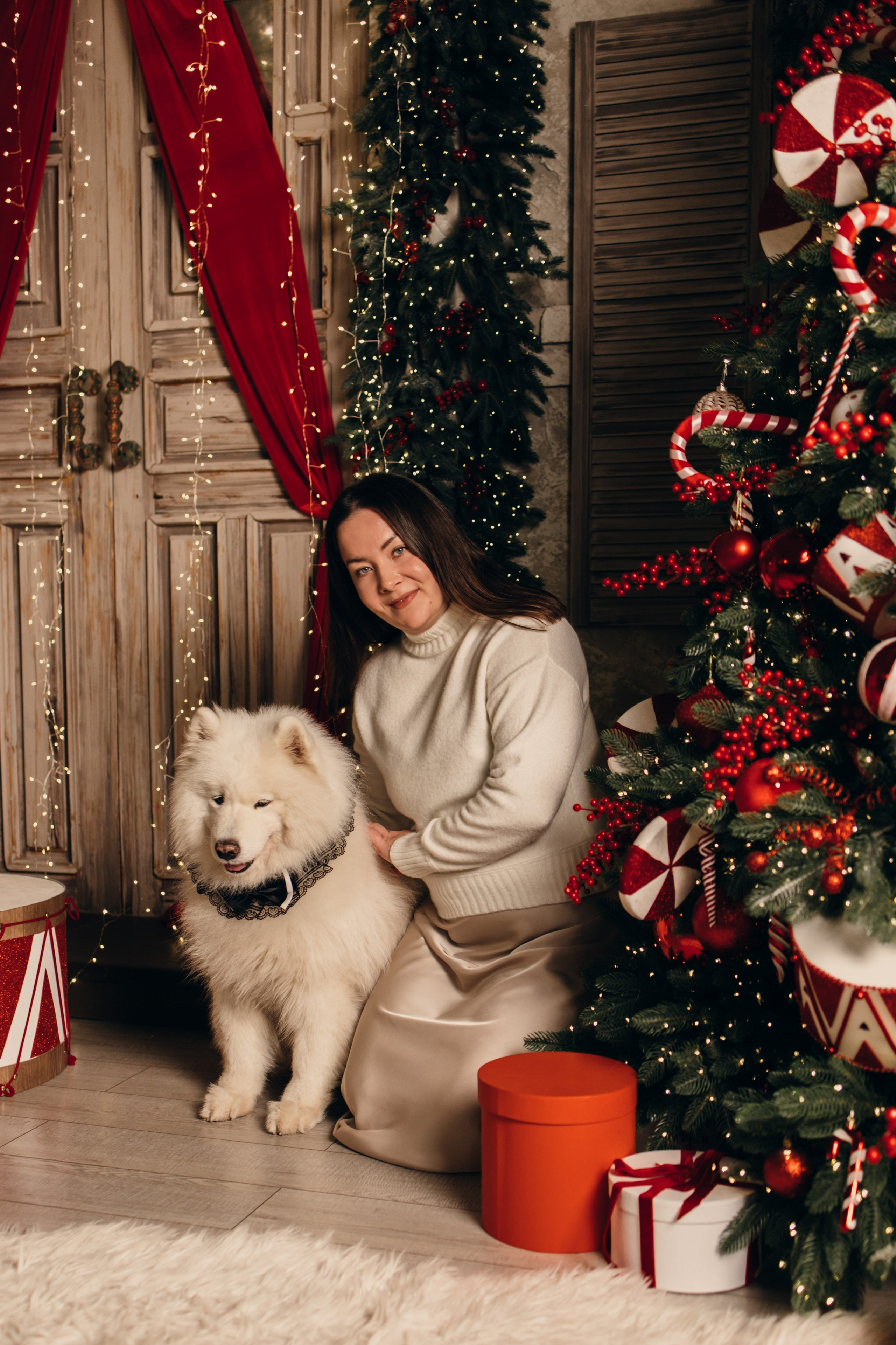 Новогодний самоед. Коновалова Ольга | фотограф в Пензе и Заречном