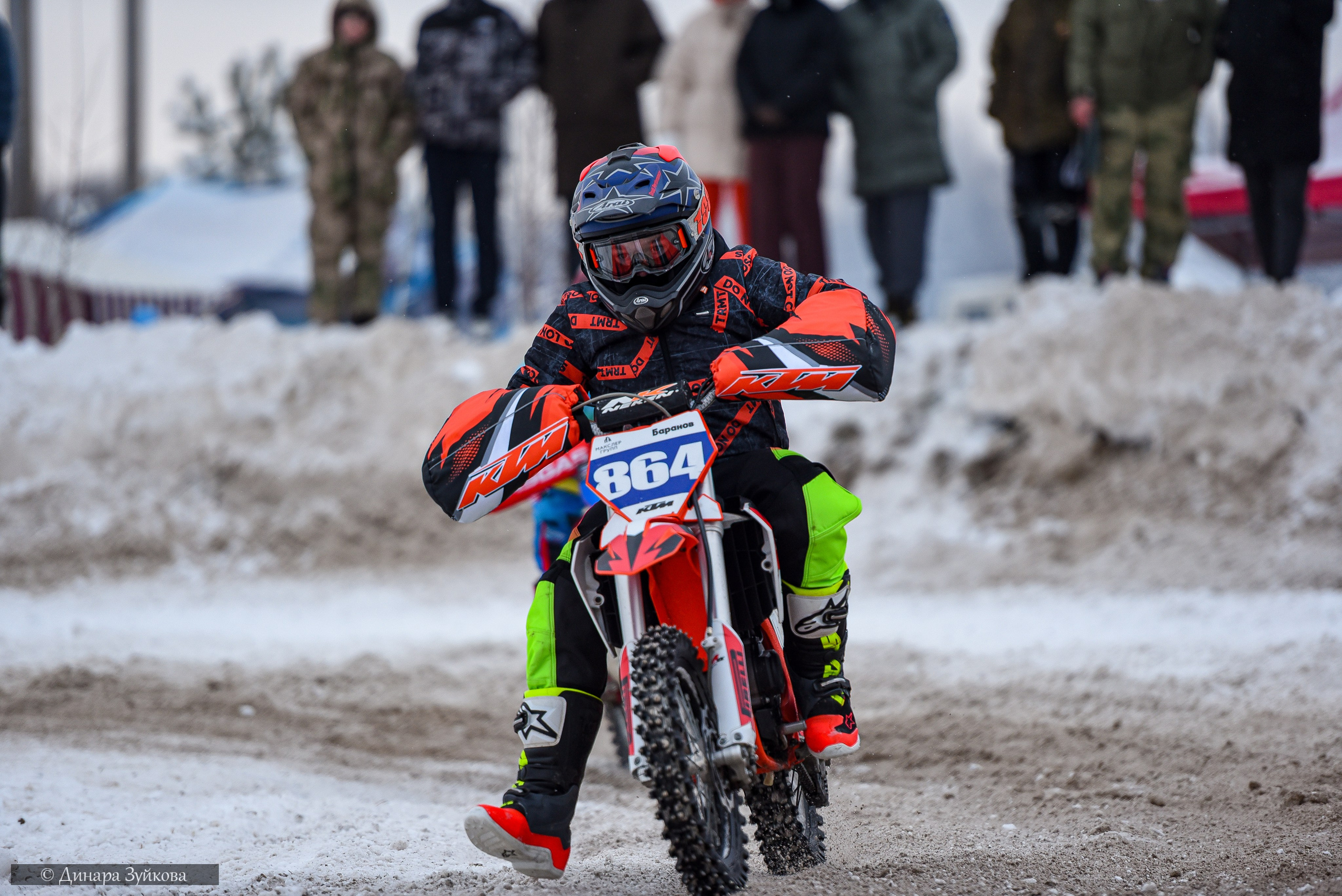 Новогодний мотокросс г. Вязники. Мотофотограф в Нижнем Новгороде Динара Зуйкова