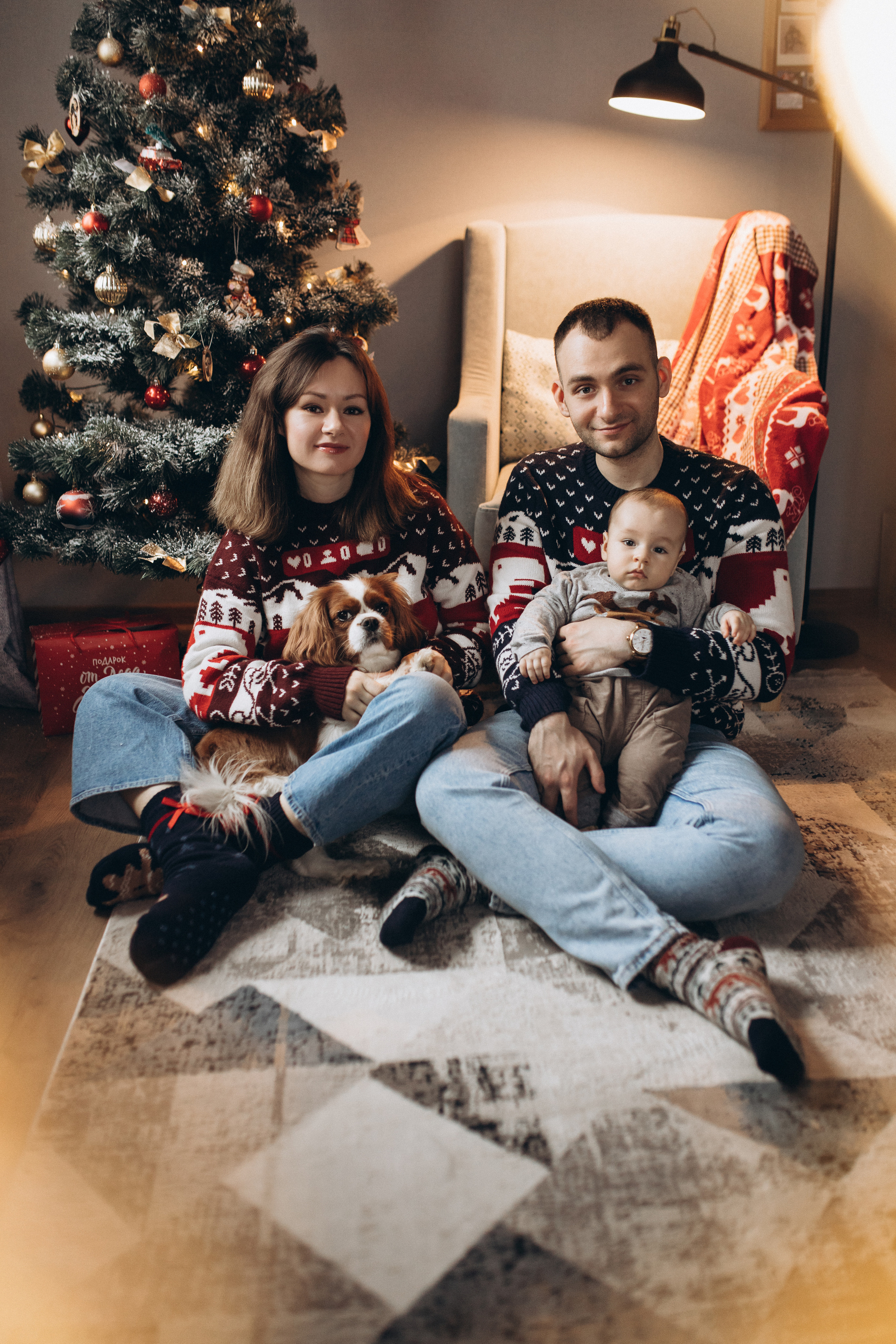 Новогодняя домашняя съемка. Алёна Берёзка фотограф Минск