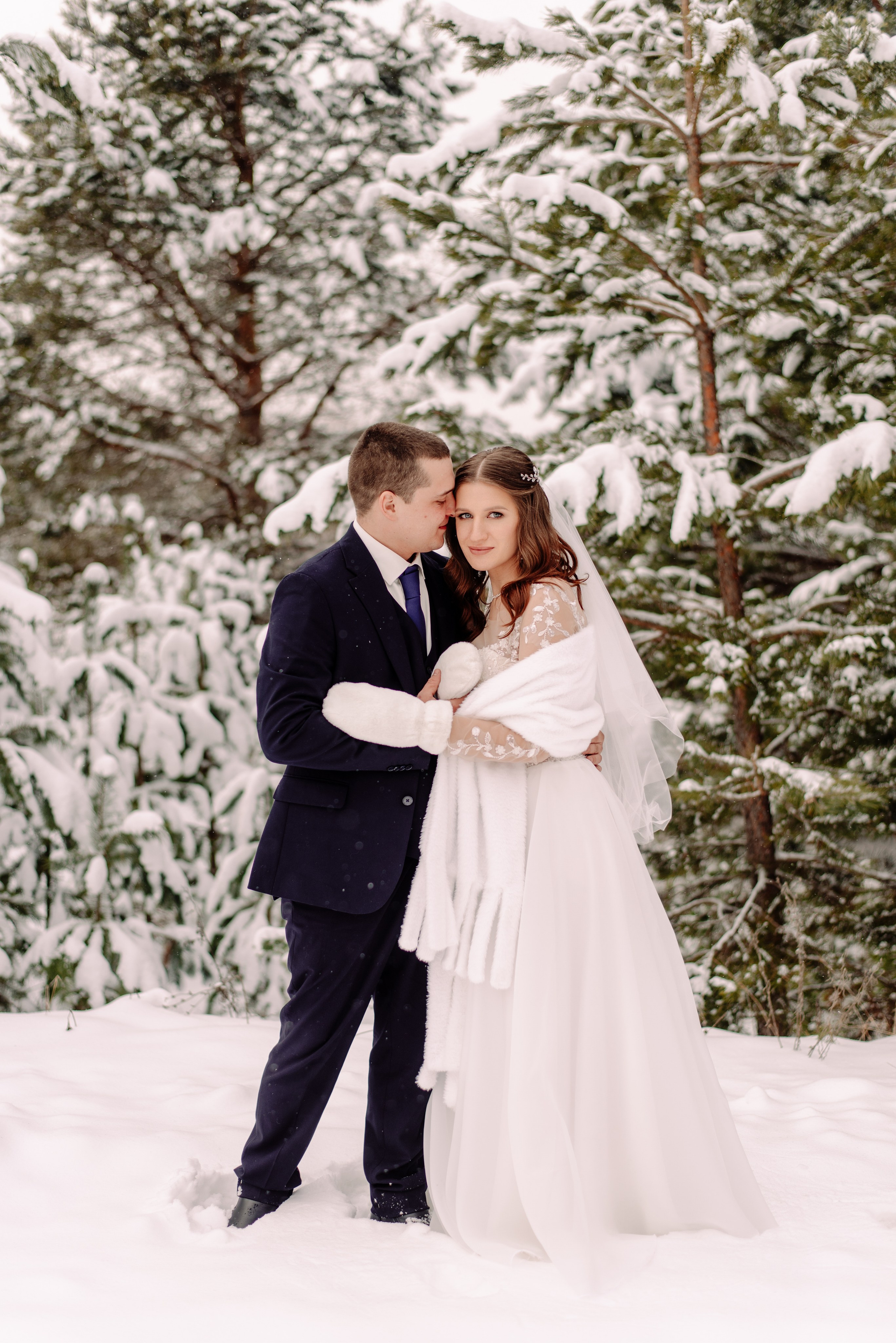 Зимняя свадьба в селе. Семейный и свадебный фотограф в Рязани Лиза Голованова