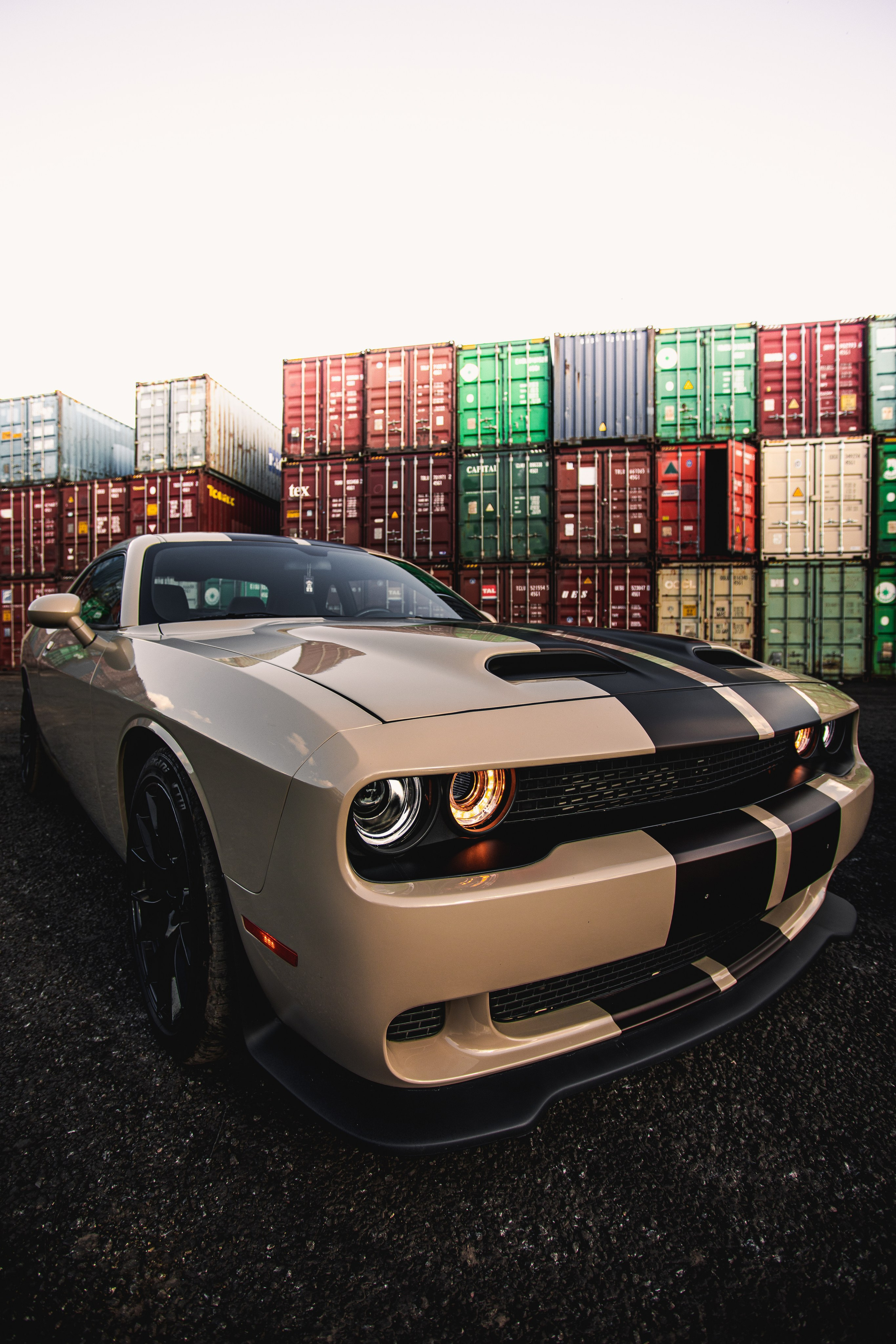 Dodge Challengers. Спортивный фотограф — Никита