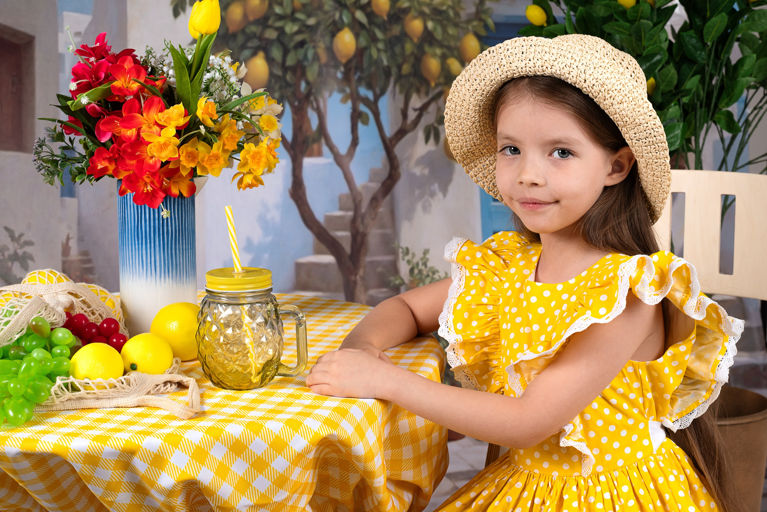 Сюжет «Санторини». Детская фотостудия Виктории Шараповой