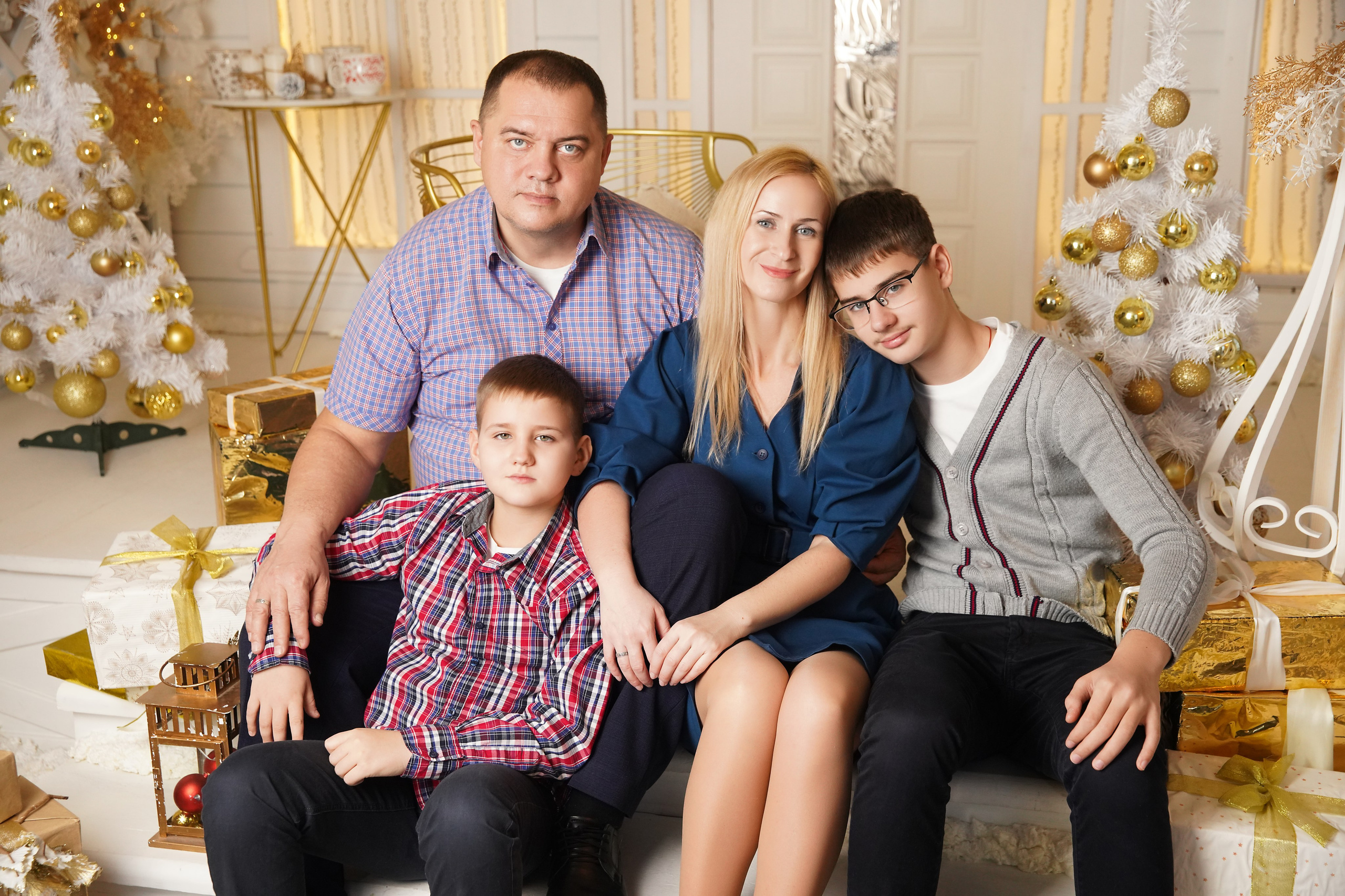 Новогодняя фотосессия. Фотограф новорожденных. Семейный и детский фотограф в городе Сургуте