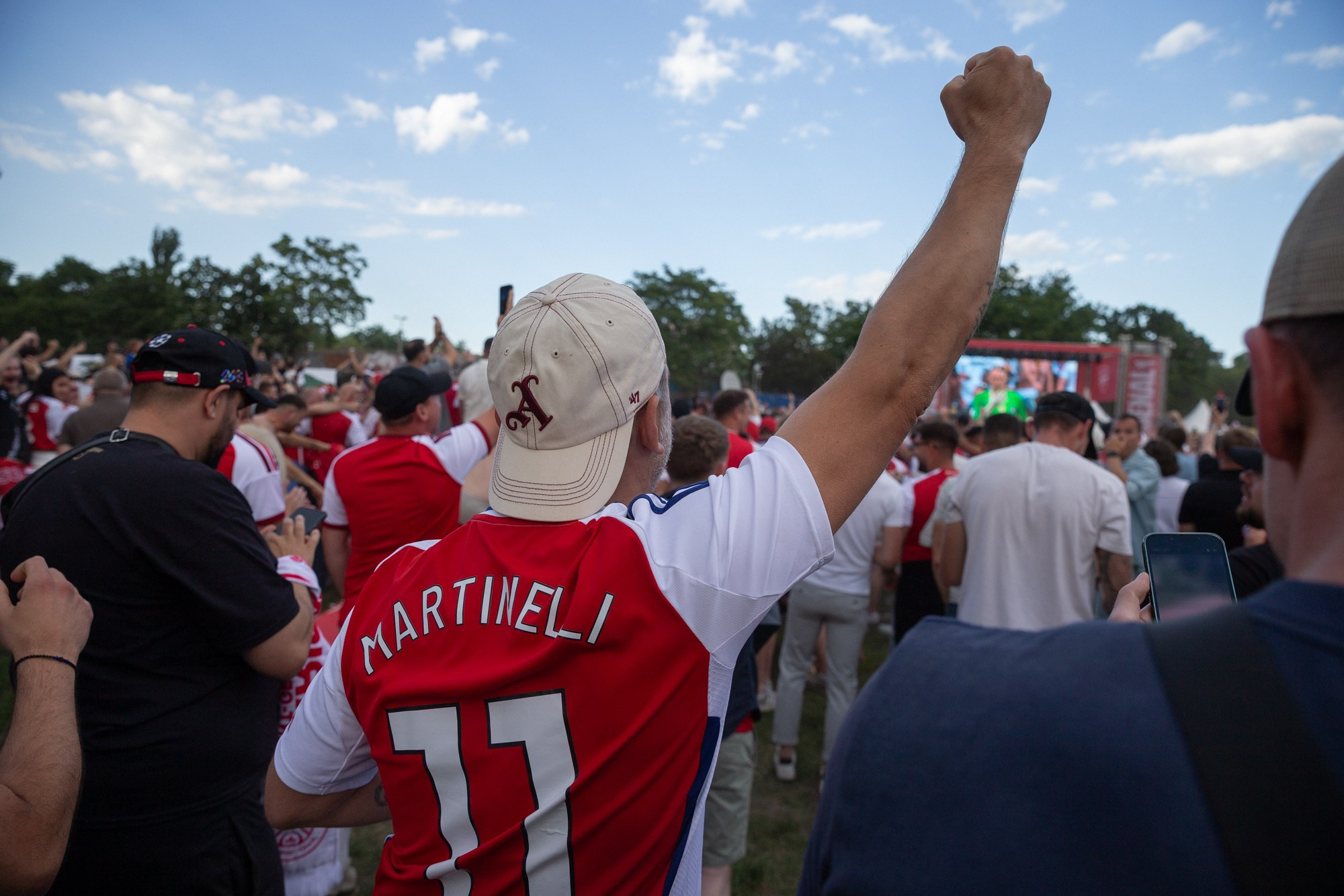 UEFA Champions League Final. Arsenal vs PSG. Budapest 2026. Arsenal Fan Zone. Photographer in Budapest  — Yura Knyazev