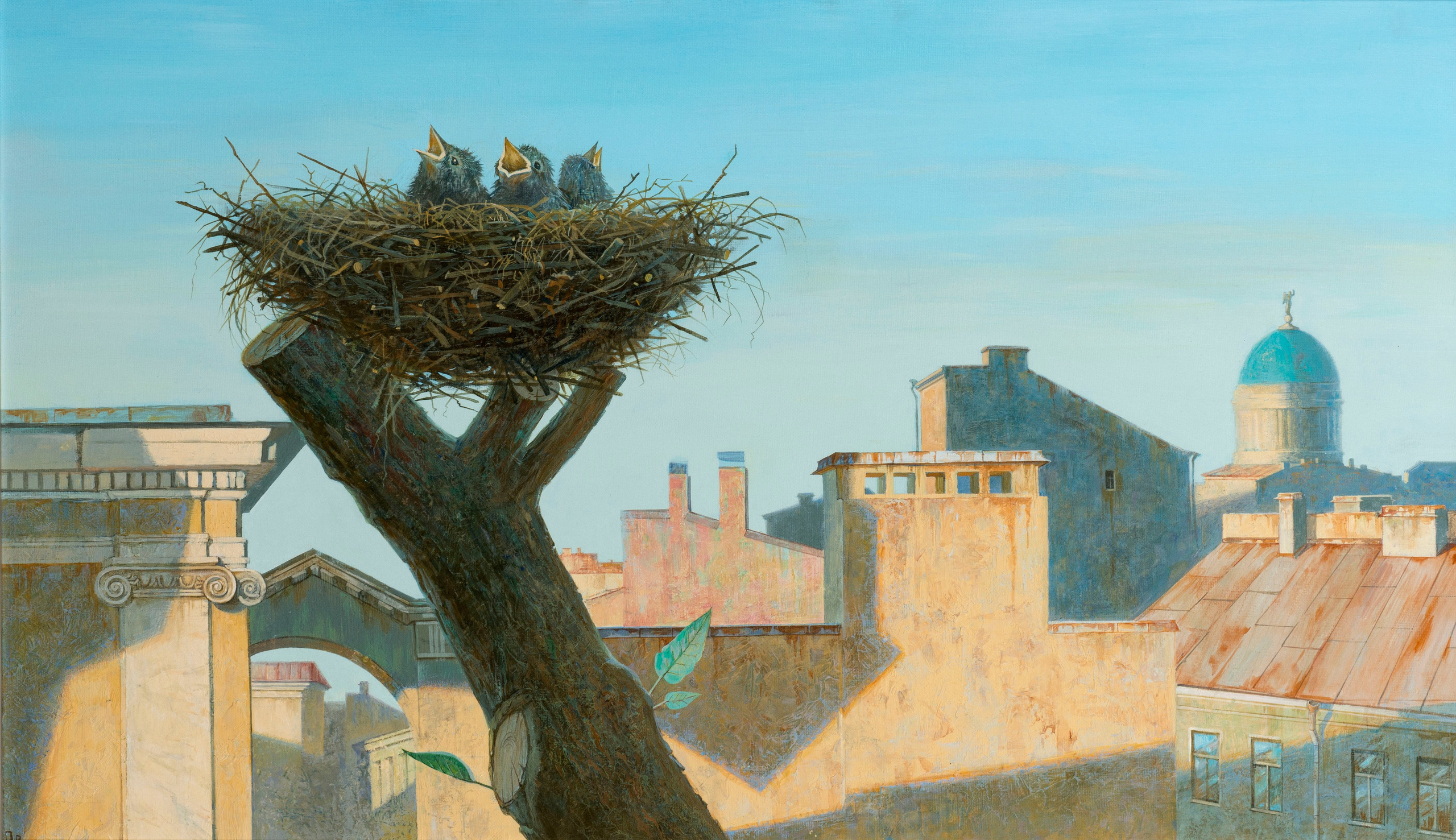 Картина, живопись, город