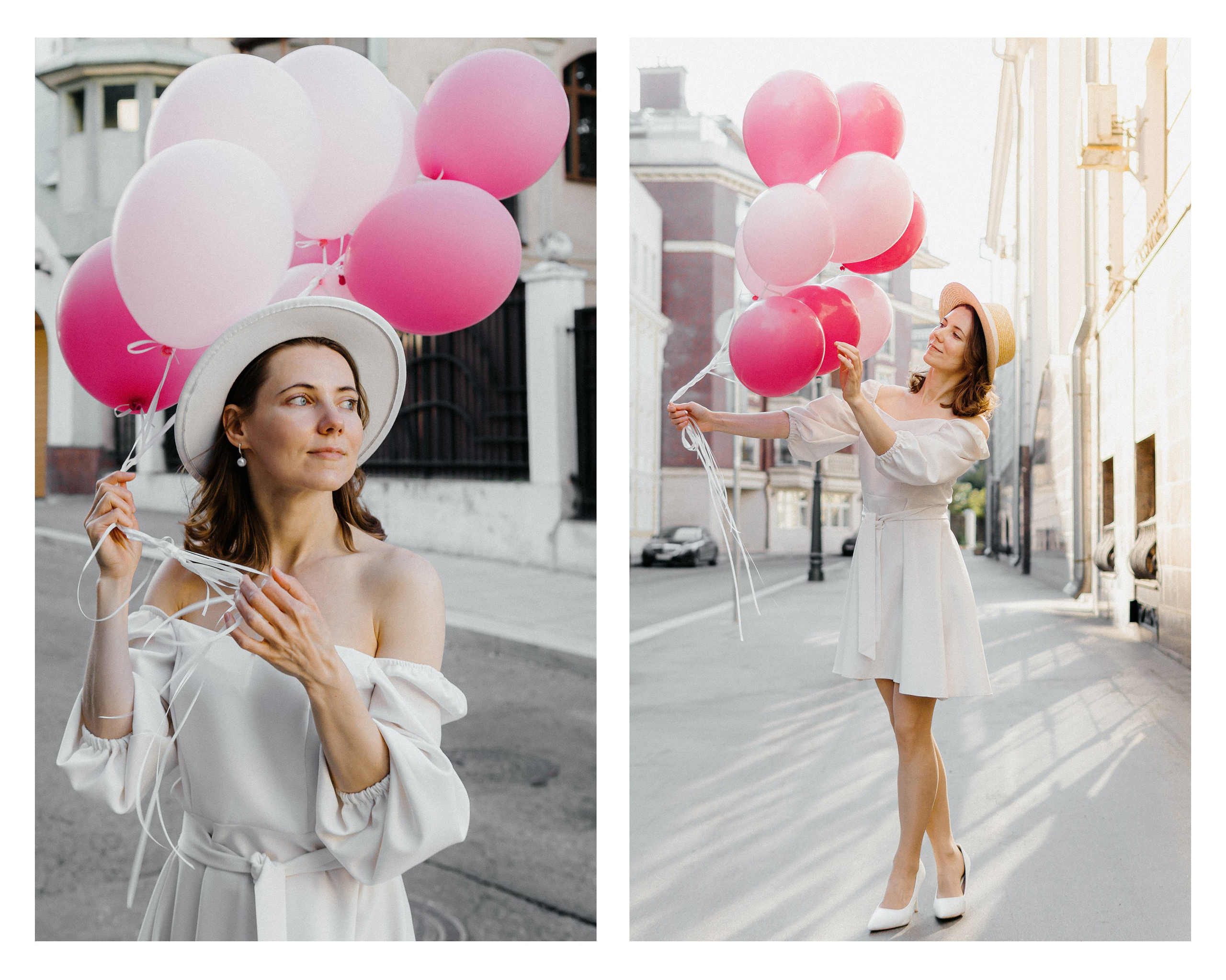 Ира и шарики. Алексей Никифоров свадебный и семейный фотограф Москва, Химки