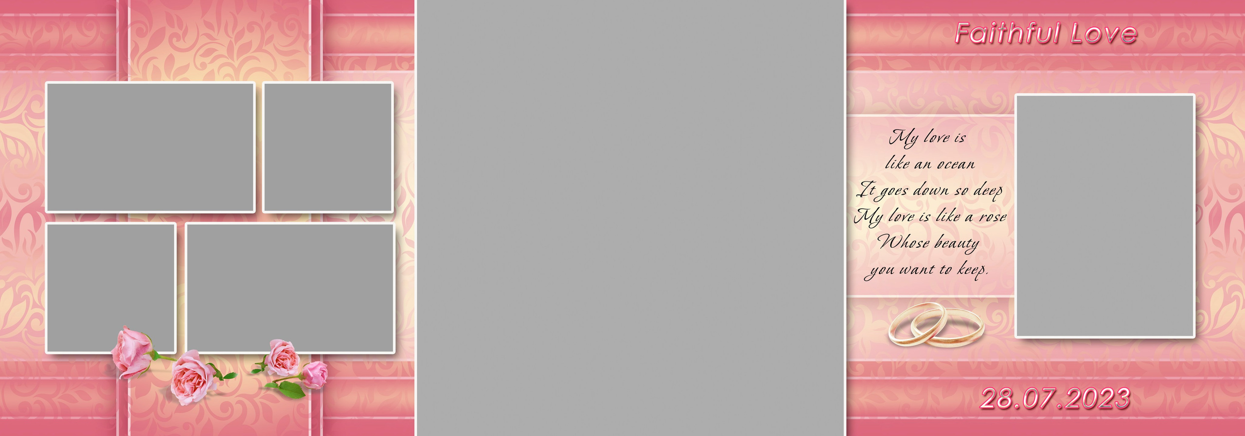 Дизайн альбом СВАДЕБНЫЙ «Розовая нежность». Medlori fotobook Выпускные альбомы в Липецке Лариса Медведева