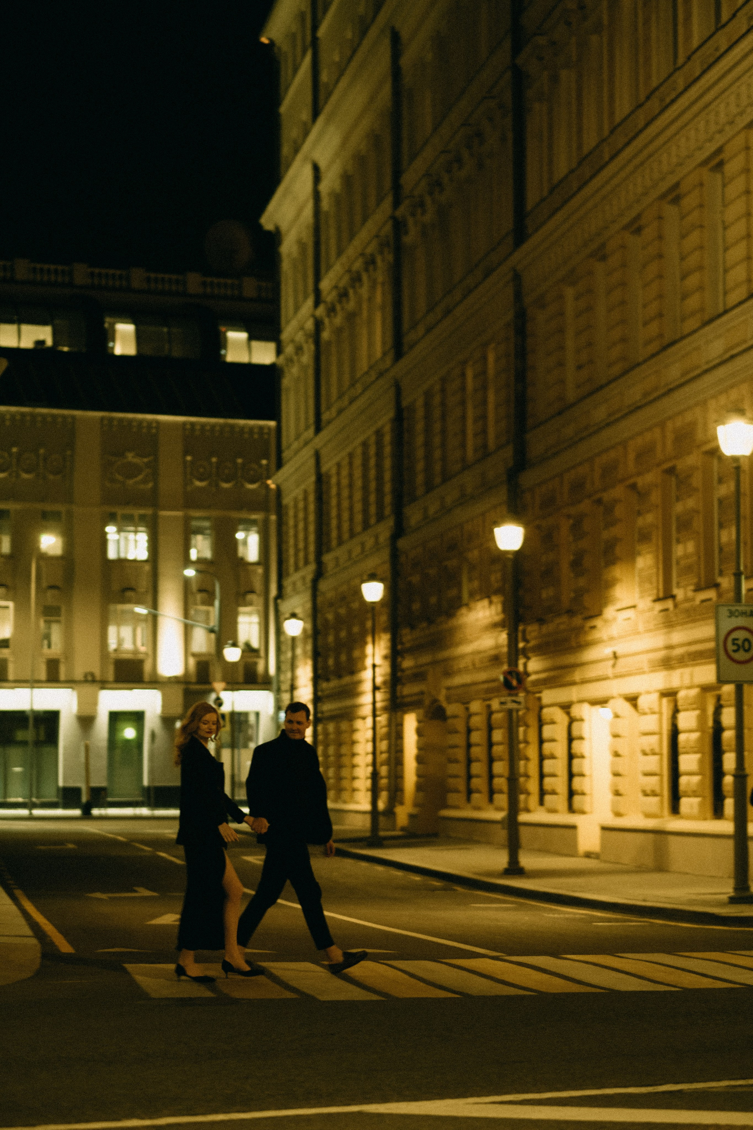 По ночному городу. Свадебный фотограф Александра Тюлякова