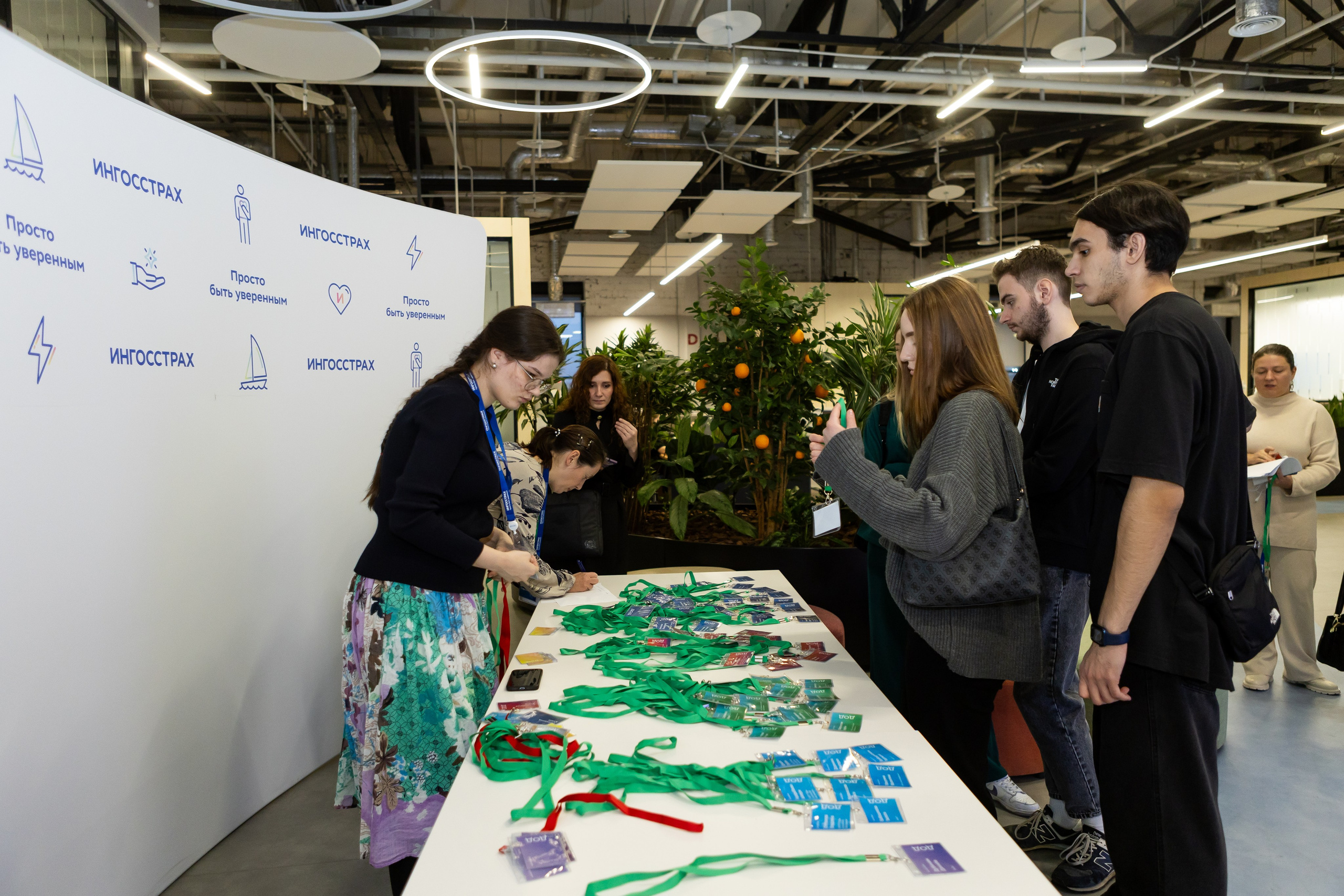 Ингосстрах. День открытых дверей для студентов. Портретный творческий фотограф в Москве Надя Дудник