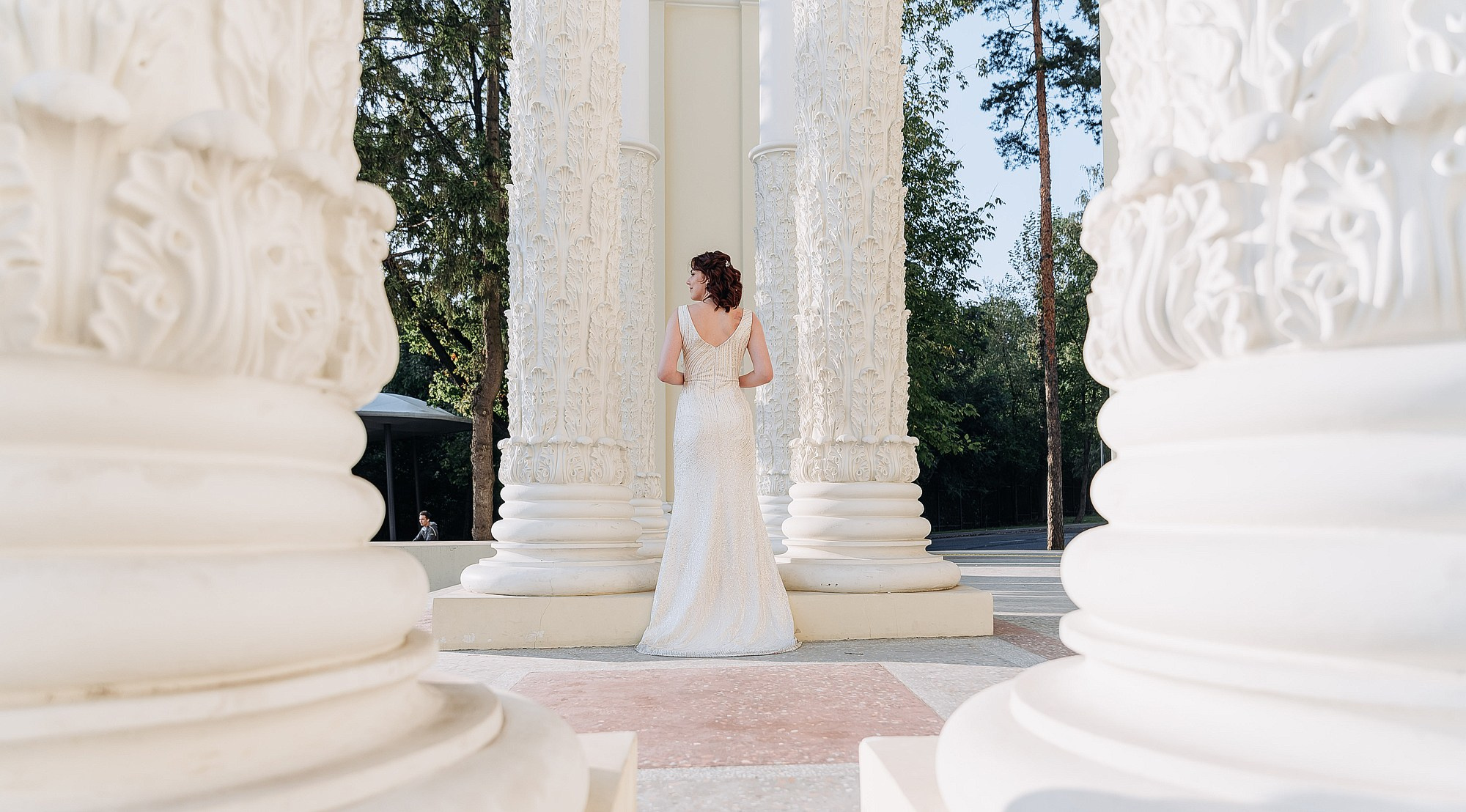 Денис и Екатерина ВДНХ. Свадебный фотограф в Дубне Алексей Фонарёв
