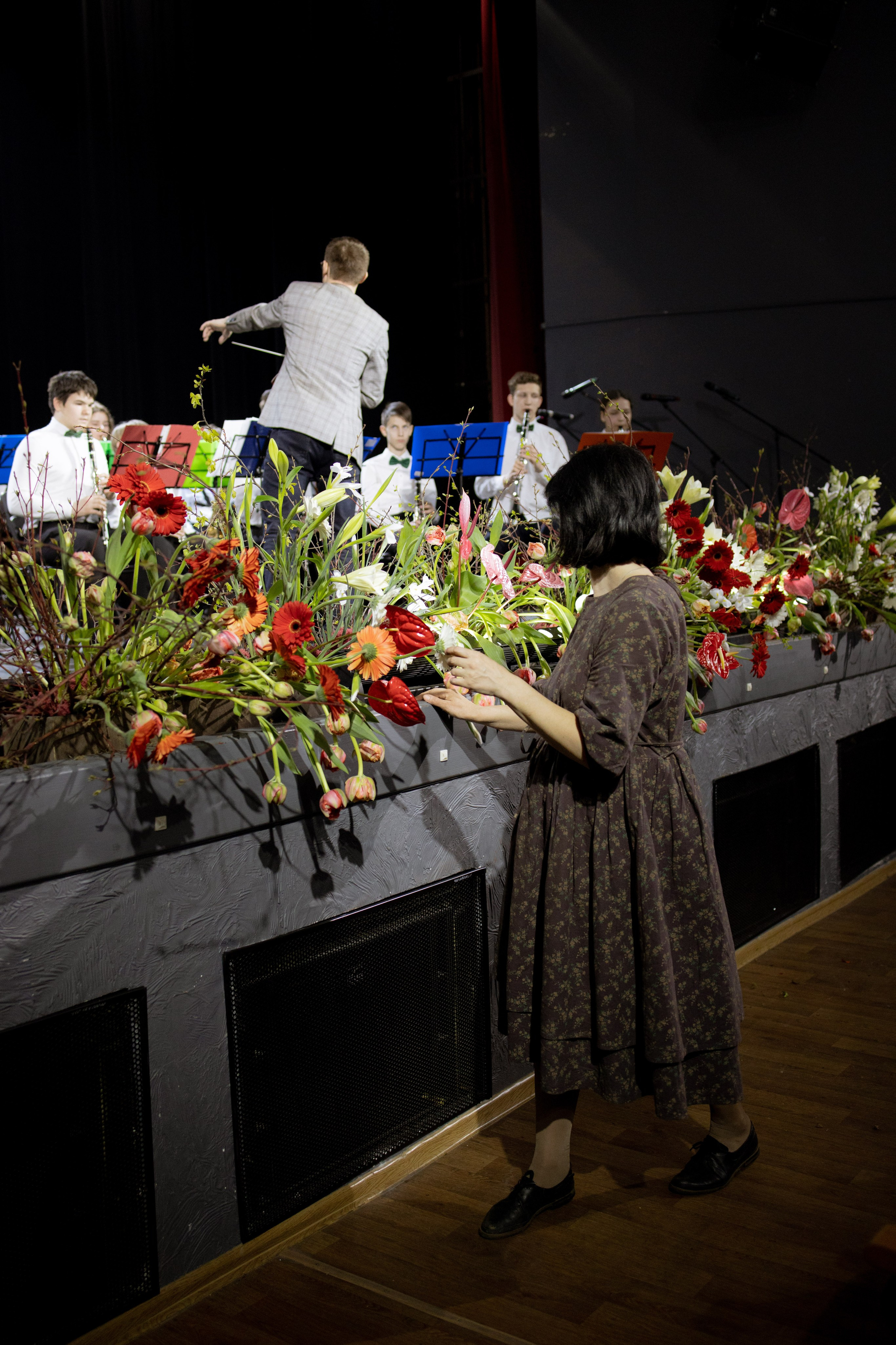 Оформление Отчетного концерта Музыкальной школы Глазунова. Оформление свадеб, декор свадеб Вера Маркова, Москва