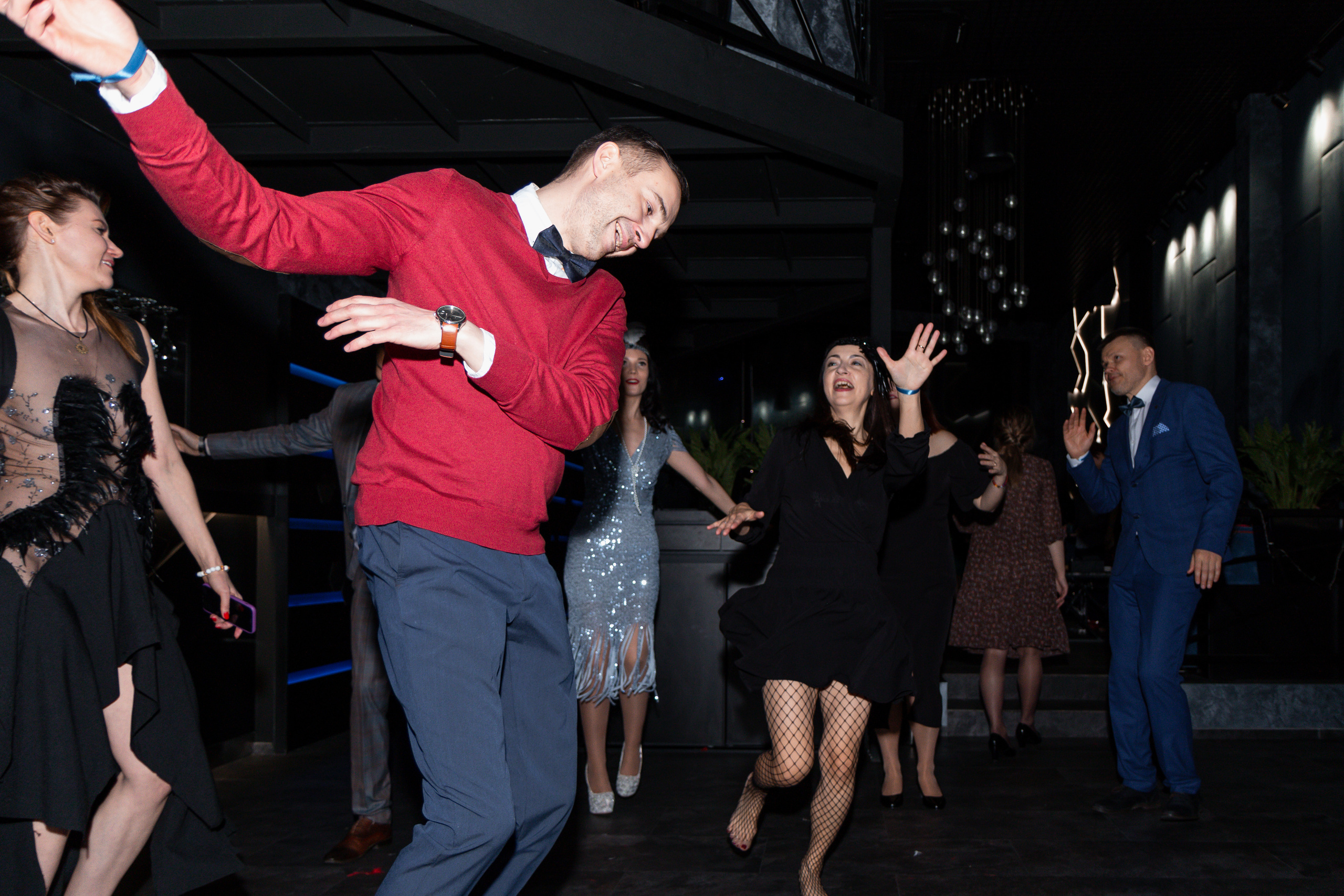 Новогодний корпоратив в стиле Гэтсби. Репортажный и портретный фотограф в Москве Саханцева Анна