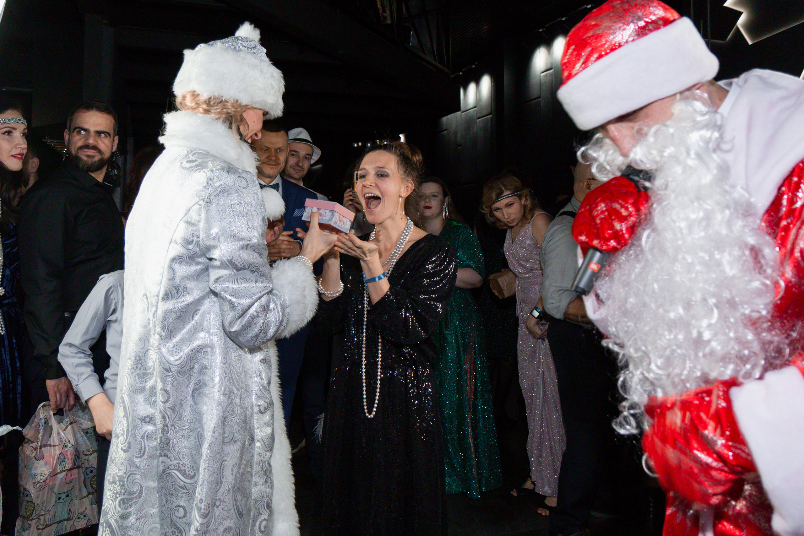 Новогодний корпоратив в стиле Гэтсби. Репортажный и портретный фотограф в Москве Саханцева Анна