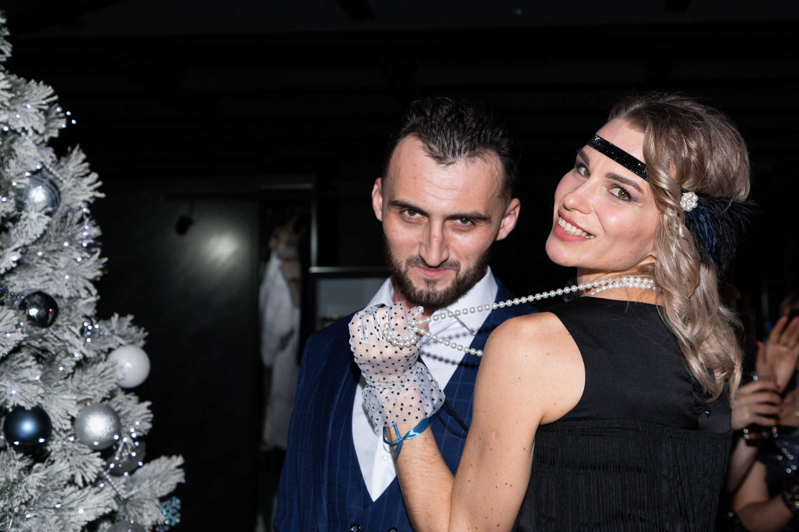 Новогодний корпоратив в стиле Гэтсби. Репортажный и портретный фотограф в Москве Саханцева Анна