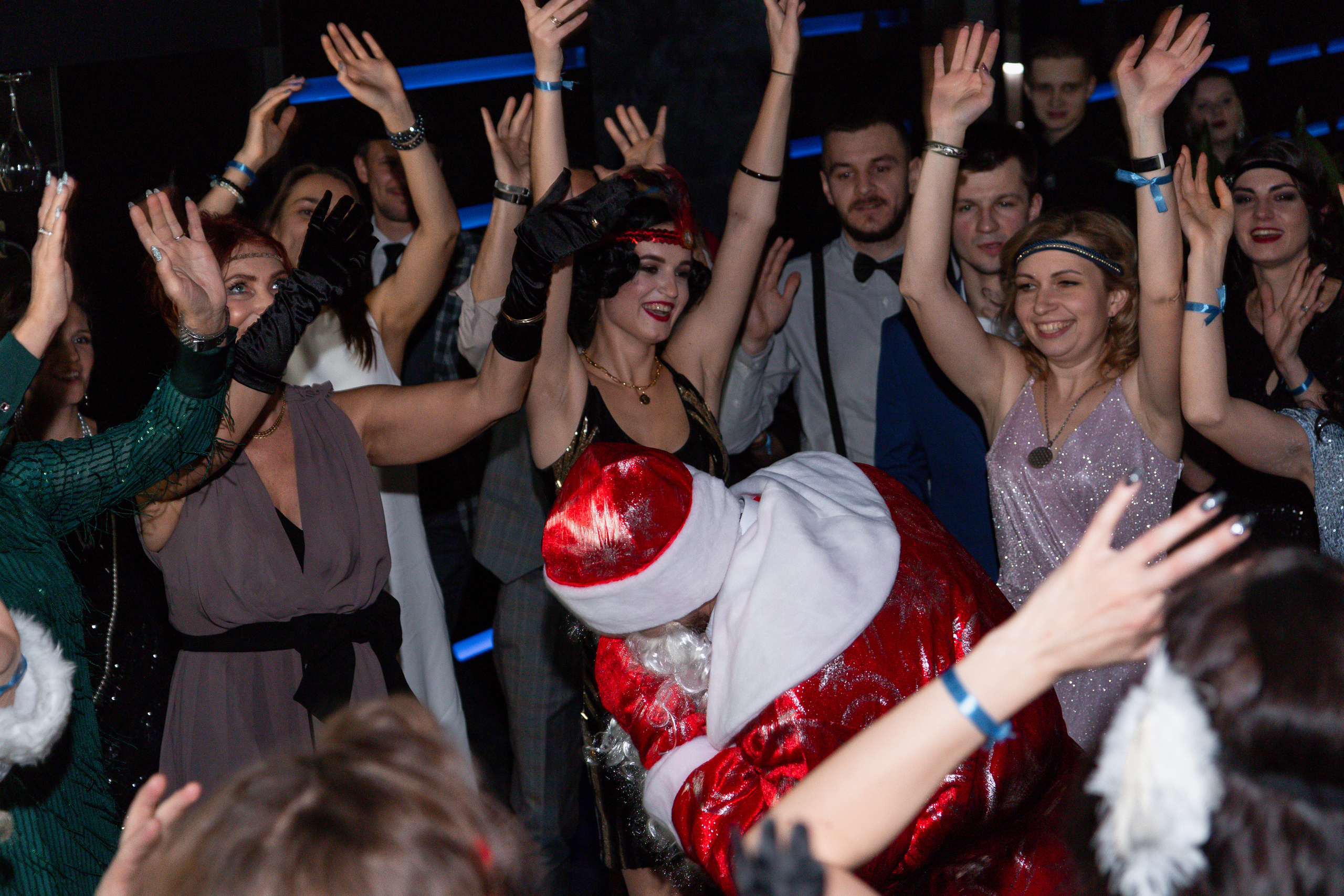 Новогодний корпоратив в стиле Гэтсби. Репортажный и портретный фотограф в Москве Саханцева Анна