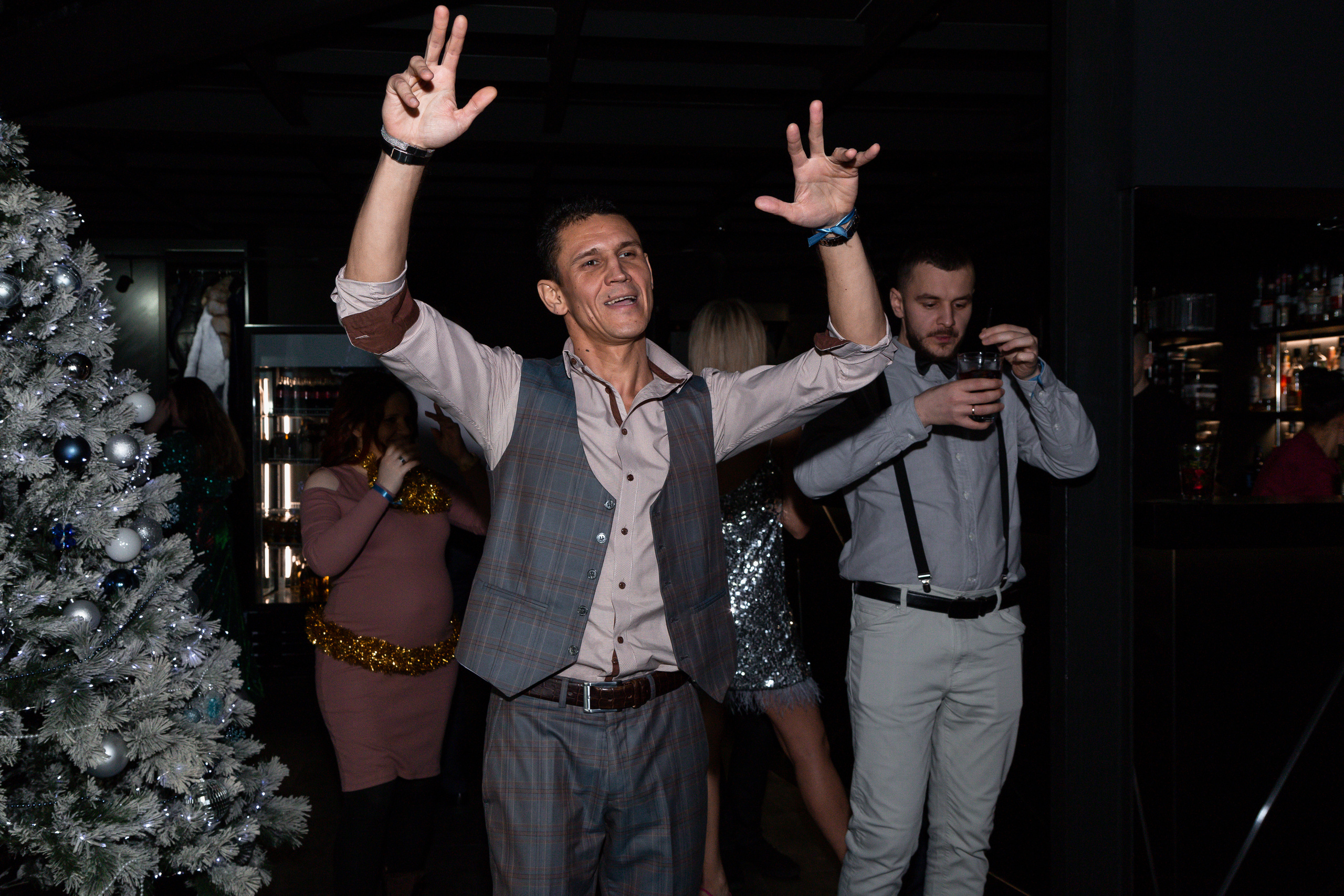 Новогодний корпоратив в стиле Гэтсби. Репортажный и портретный фотограф в Москве Саханцева Анна