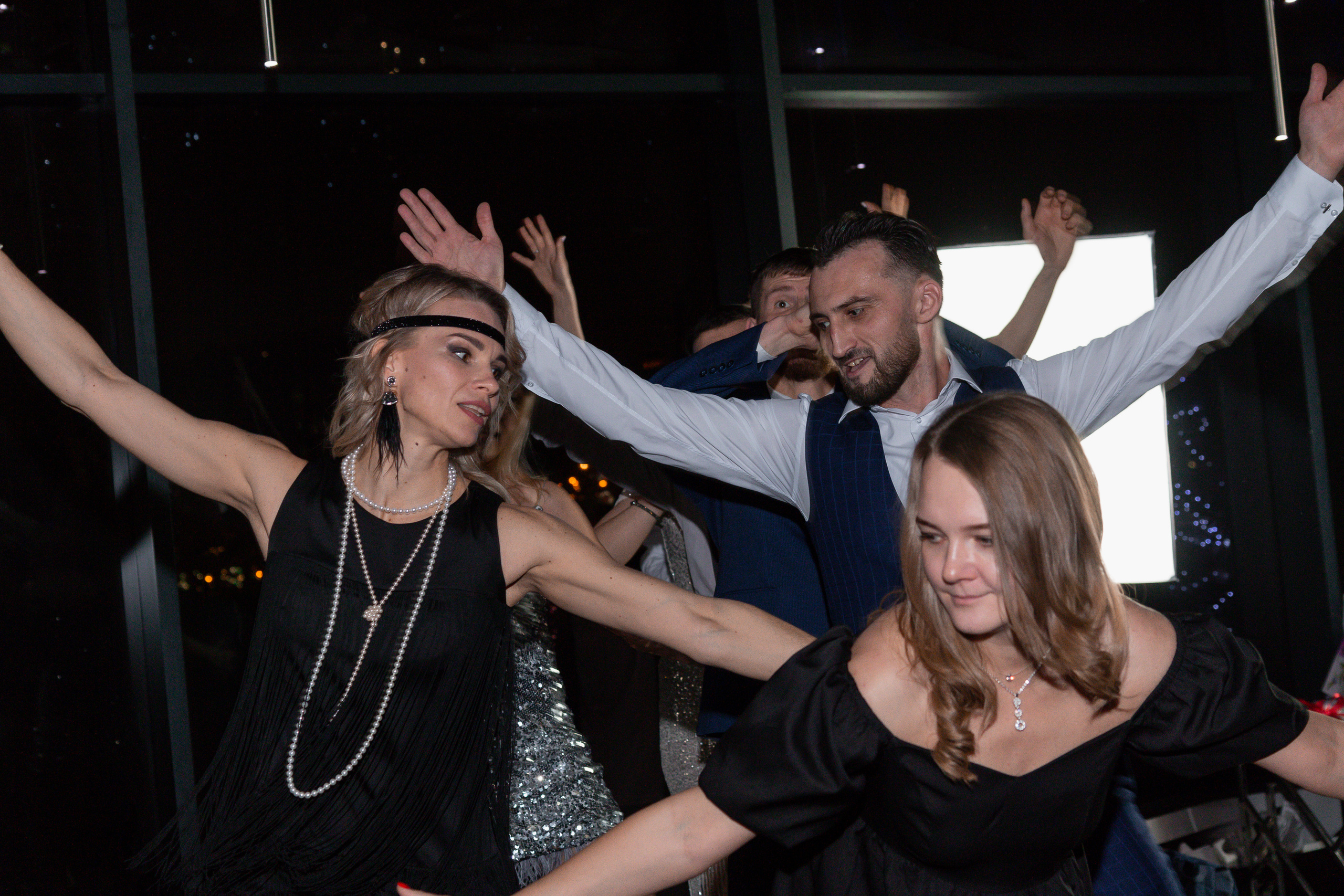 Новогодний корпоратив в стиле Гэтсби. Репортажный и портретный фотограф в Москве Саханцева Анна