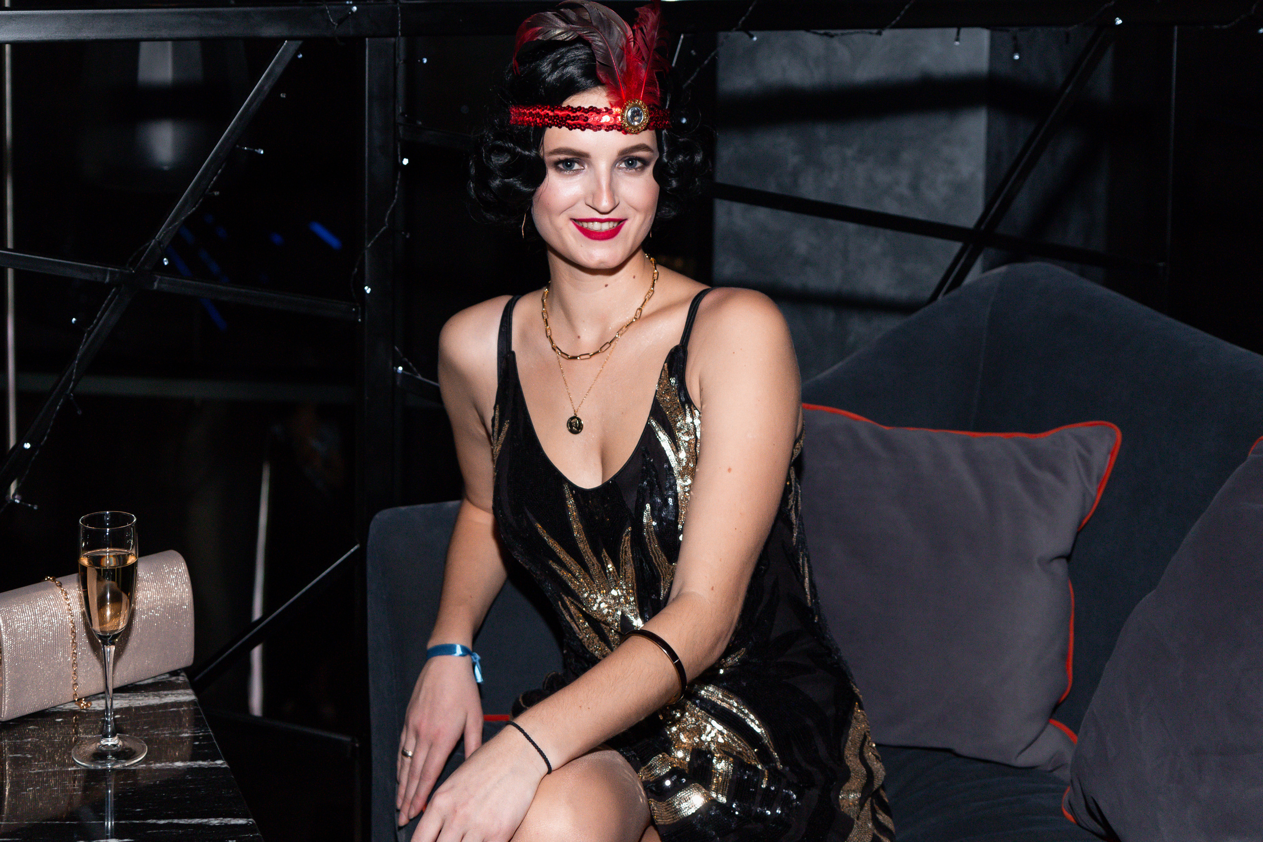 Новогодний корпоратив в стиле Гэтсби. Репортажный и портретный фотограф в Москве Саханцева Анна